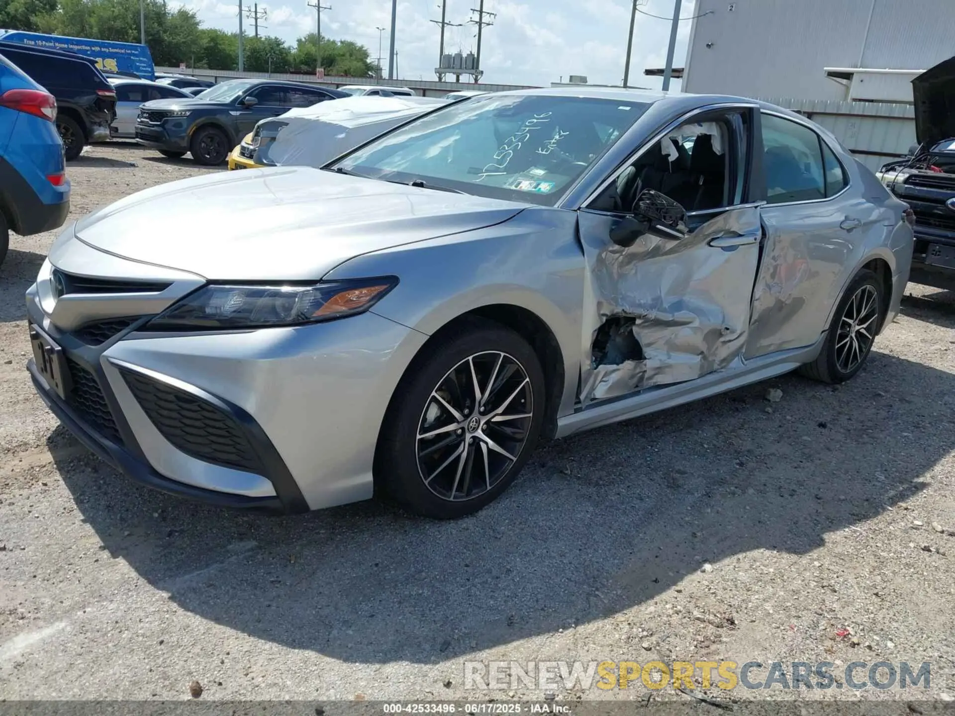 2 Photograph of a damaged car 4T1G11AK8PU761083 TOYOTA CAMRY 2023