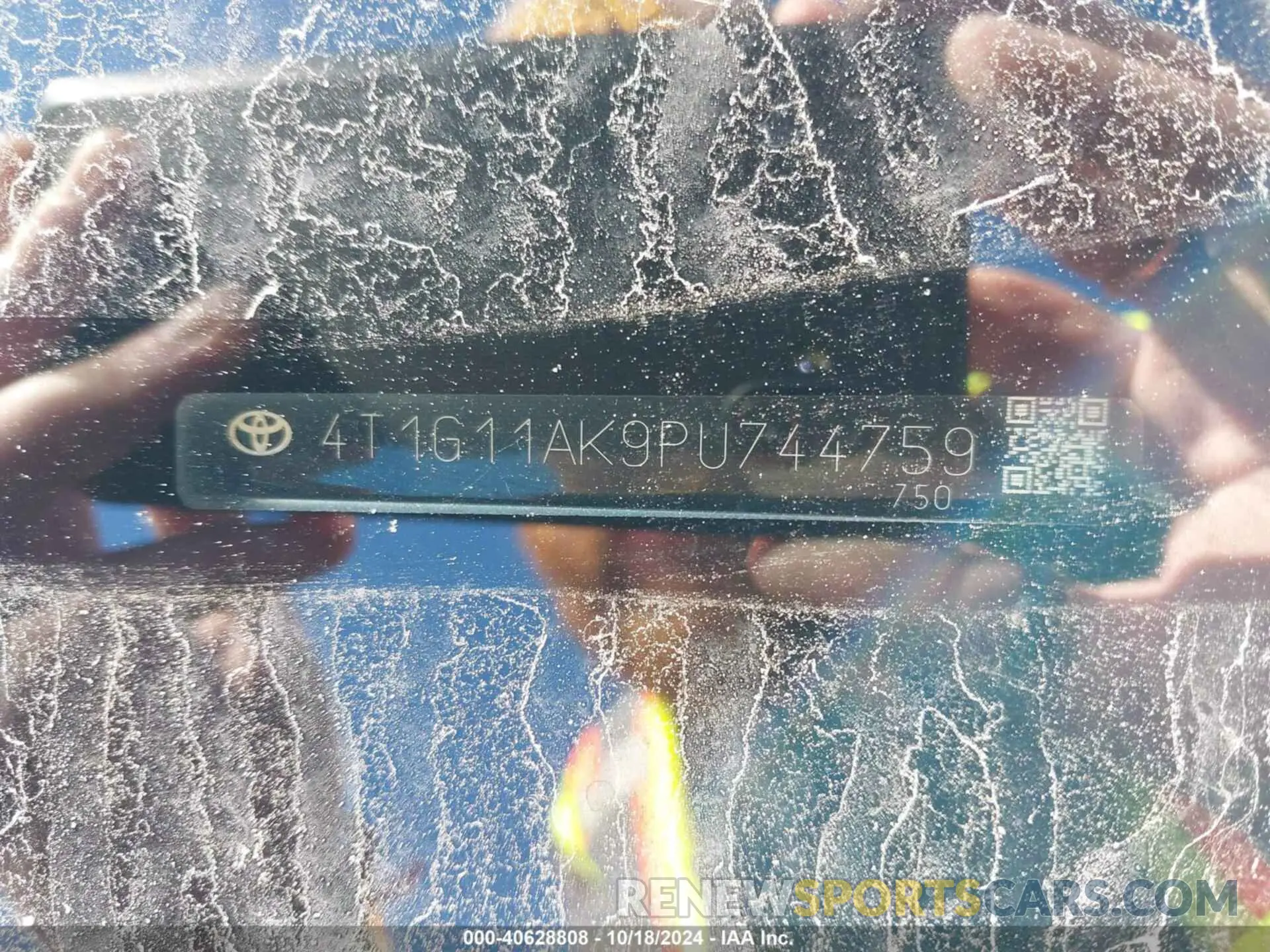 9 Photograph of a damaged car 4T1G11AK9PU744759 TOYOTA CAMRY 2023