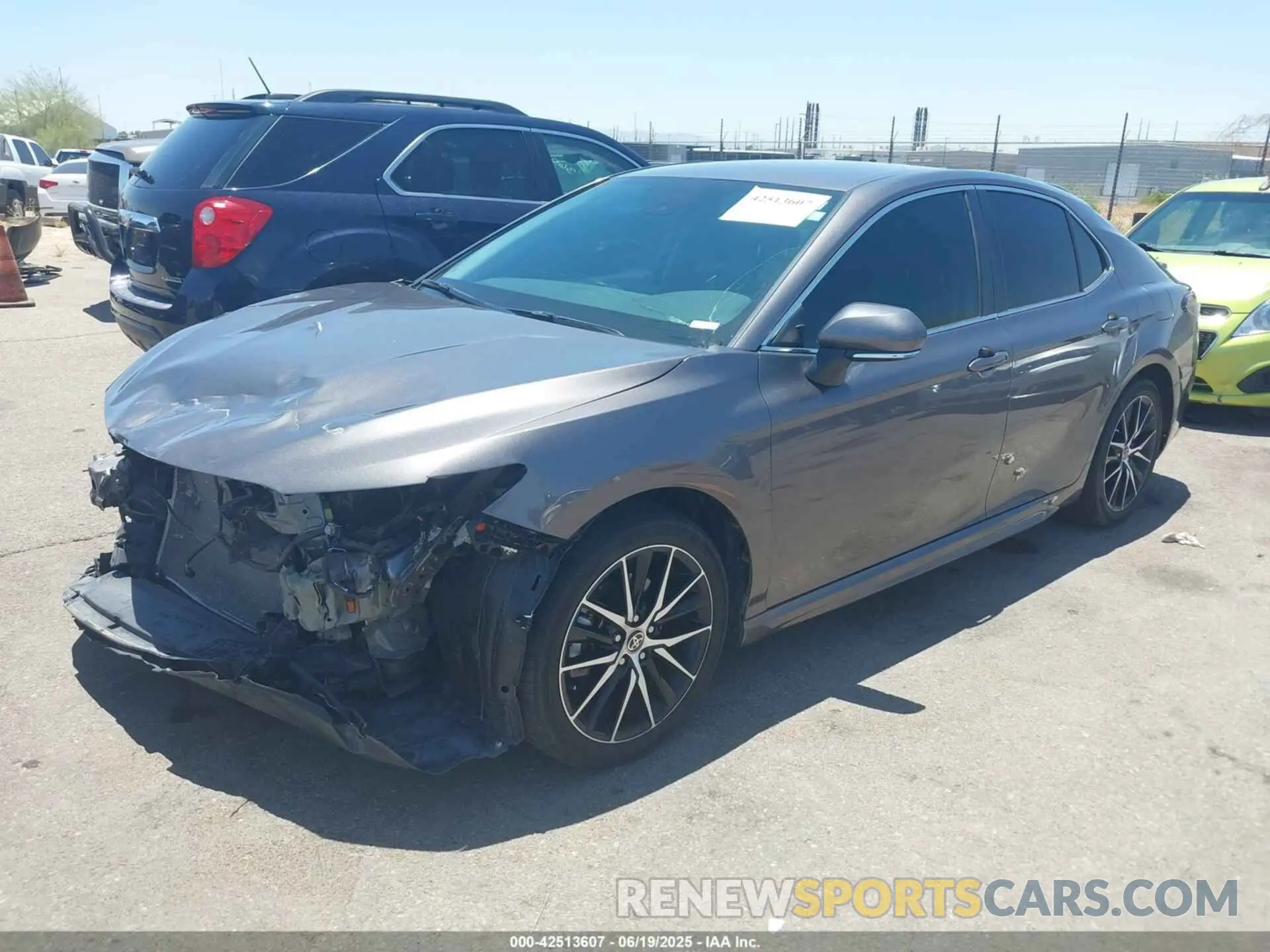 2 Photograph of a damaged car 4T1G11BK1PU086482 TOYOTA CAMRY 2023