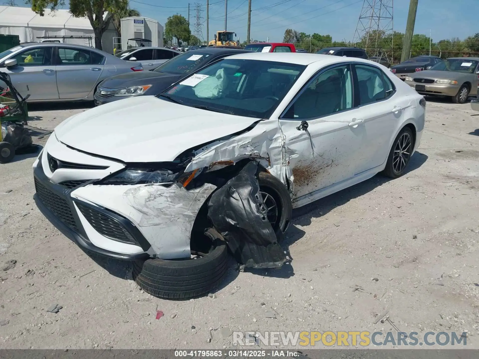 2 Photograph of a damaged car 4T1G11BK7PU097308 TOYOTA CAMRY 2023