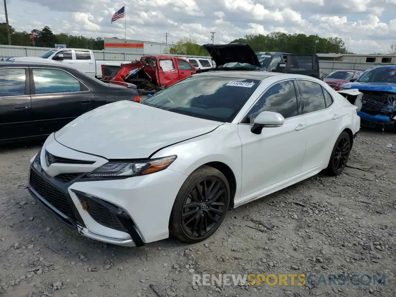 1 Photograph of a damaged car 4T1K61AK0PU088267 TOYOTA CAMRY 2023