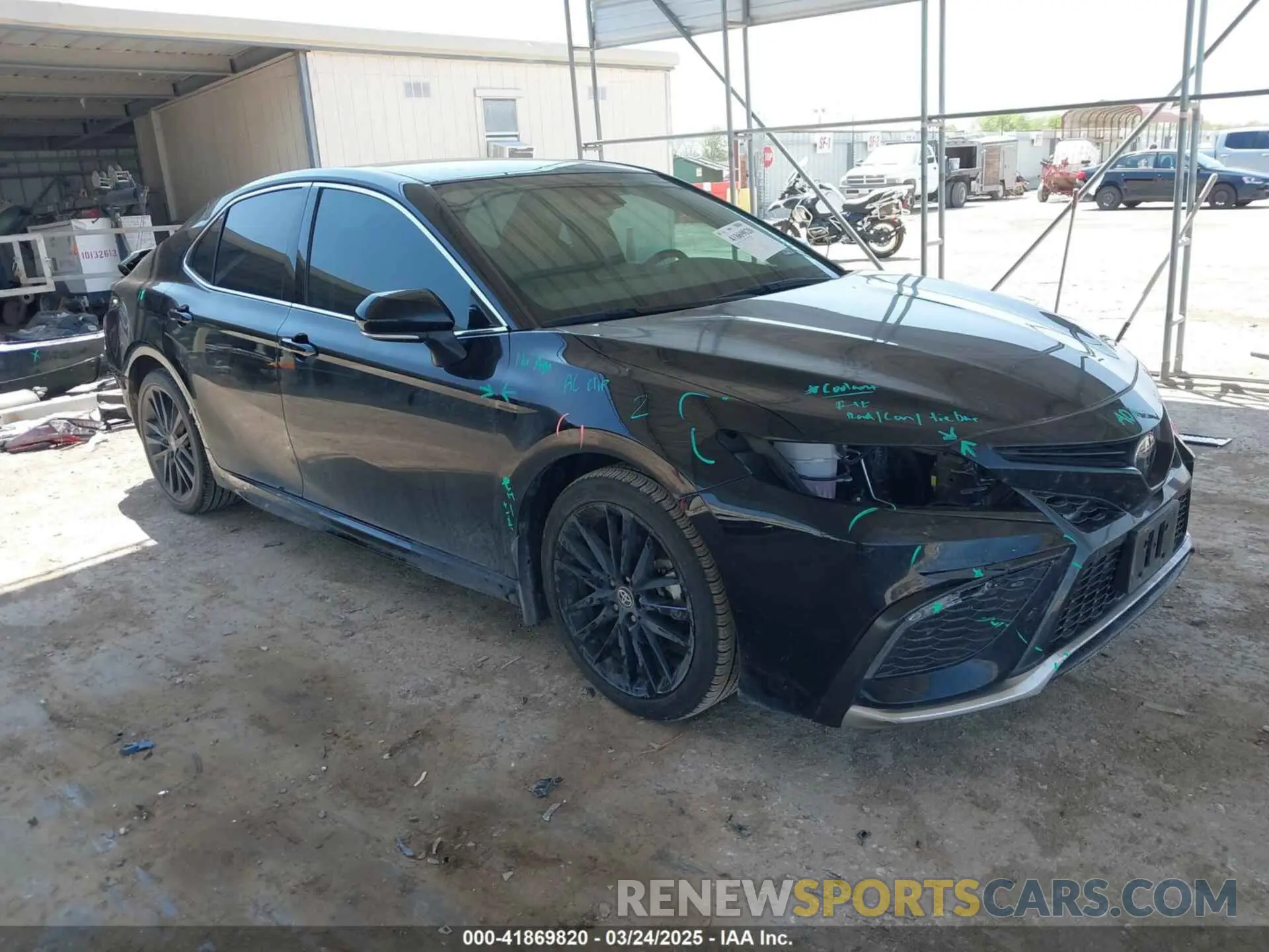 1 Photograph of a damaged car 4T1K61AK0PU098345 TOYOTA CAMRY 2023