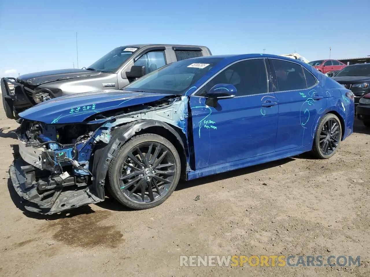 1 Photograph of a damaged car 4T1K61AK2PU156763 TOYOTA CAMRY 2023
