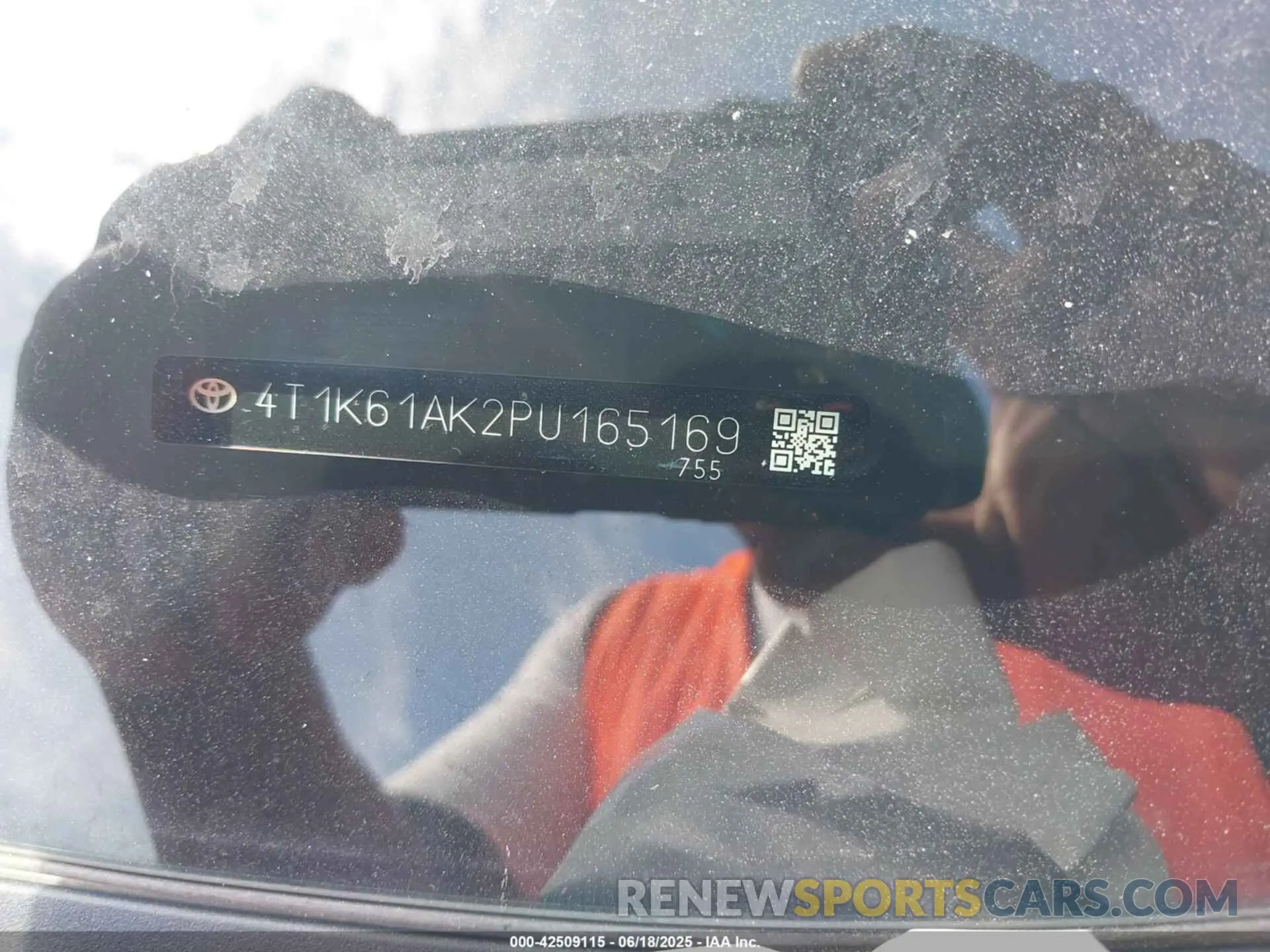 9 Photograph of a damaged car 4T1K61AK2PU165169 TOYOTA CAMRY 2023