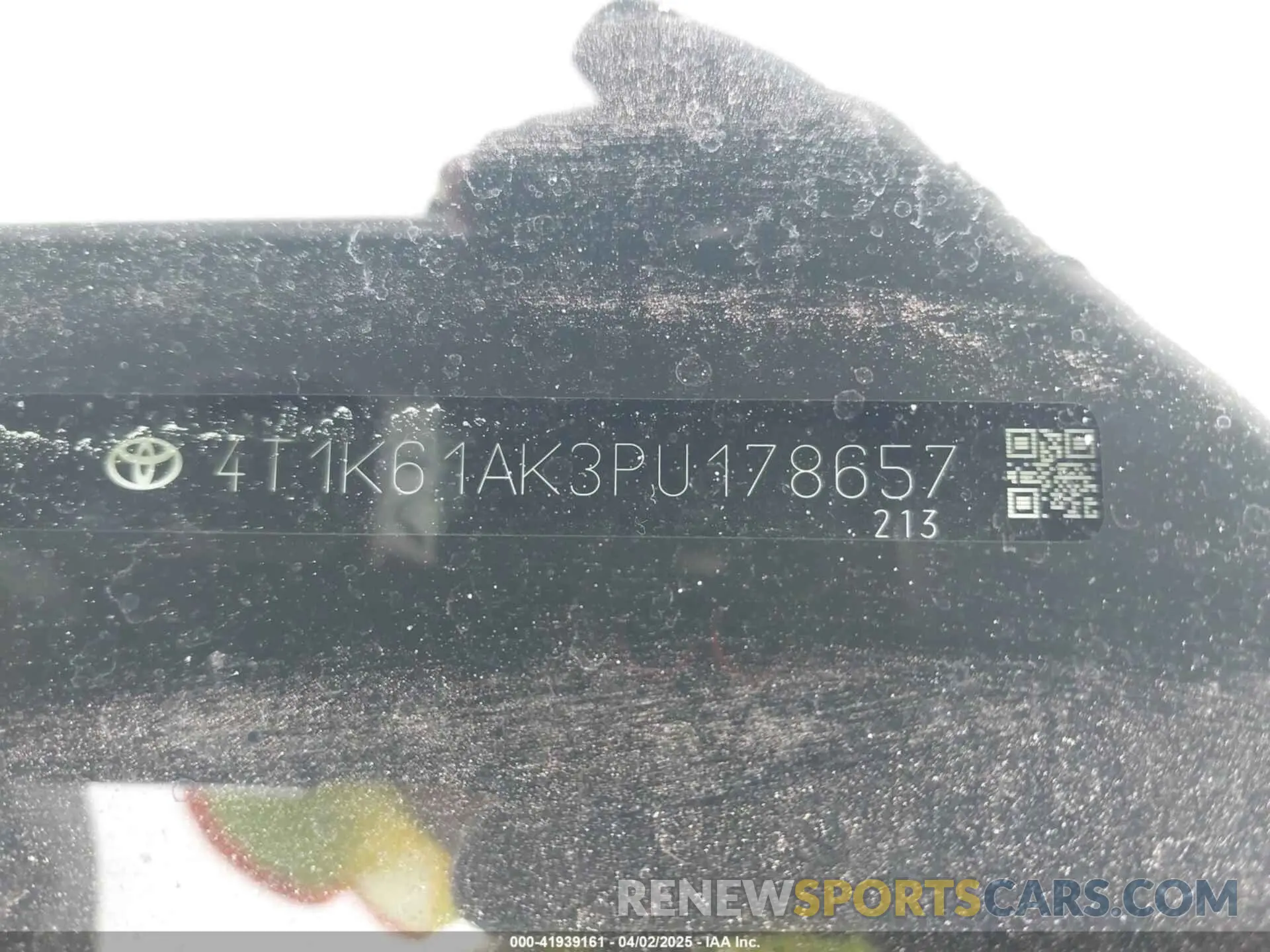 9 Photograph of a damaged car 4T1K61AK3PU178657 TOYOTA CAMRY 2023
