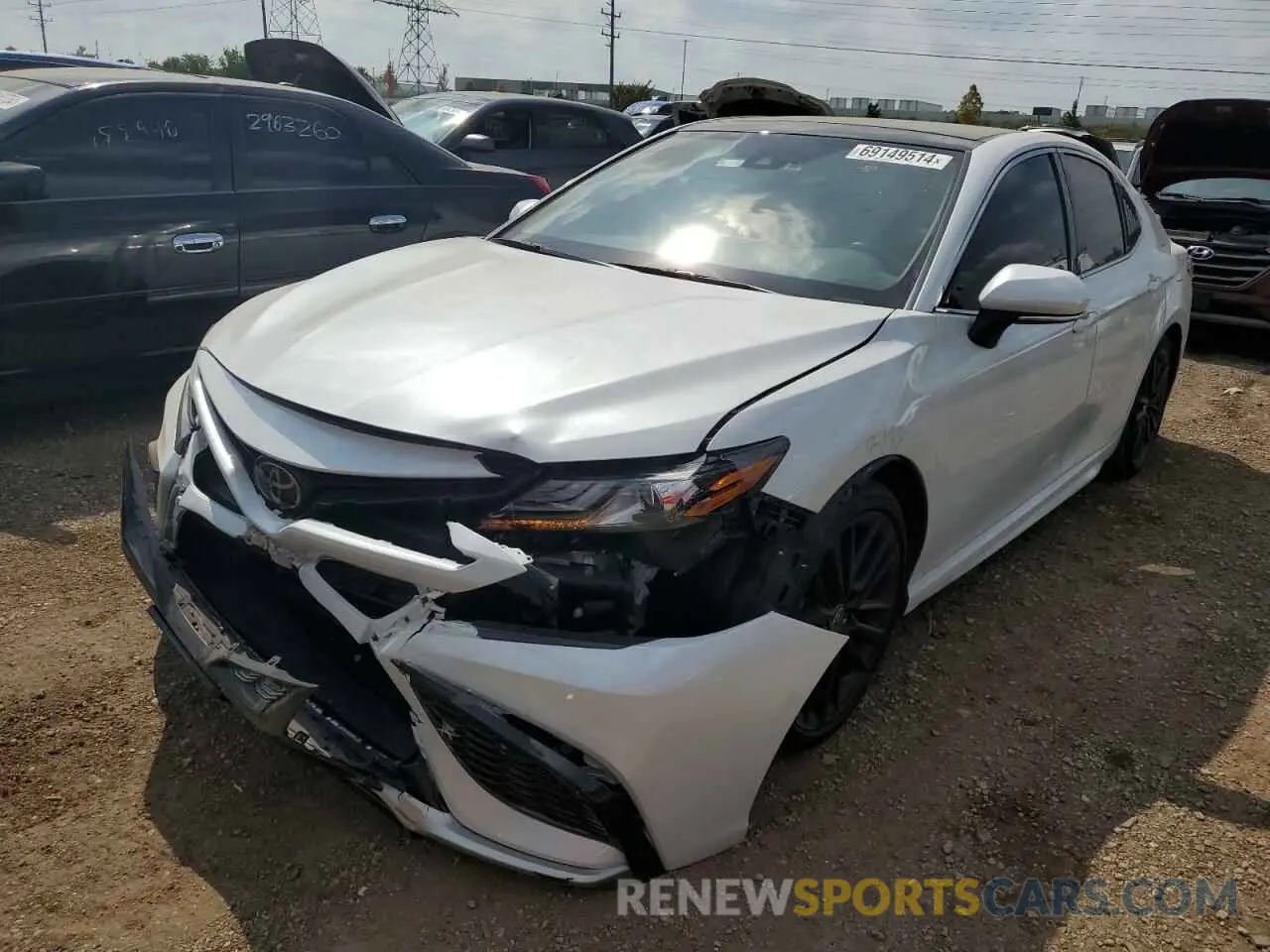 1 Photograph of a damaged car 4T1K61AK7PU762012 TOYOTA CAMRY 2023
