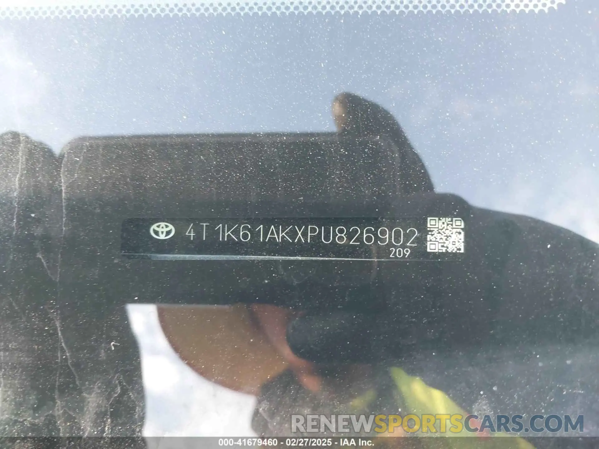 9 Photograph of a damaged car 4T1K61AKXPU826902 TOYOTA CAMRY 2023
