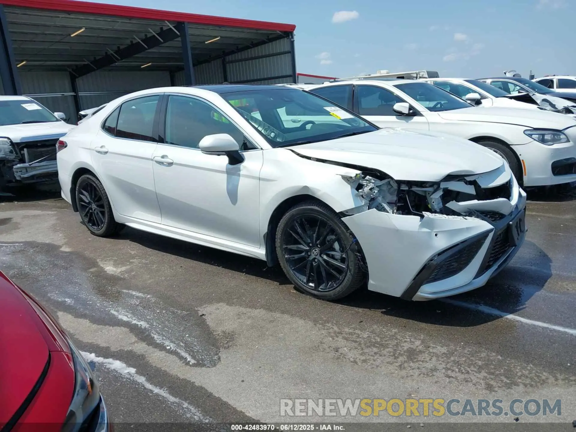 1 Photograph of a damaged car 4T1K61BK0PU087313 TOYOTA CAMRY 2023