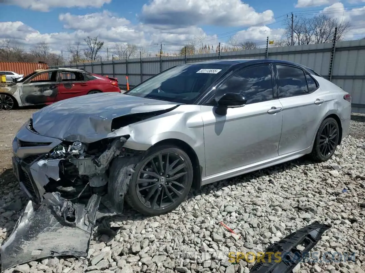 1 Photograph of a damaged car 4T1KZ1AK4PU076078 TOYOTA CAMRY 2023