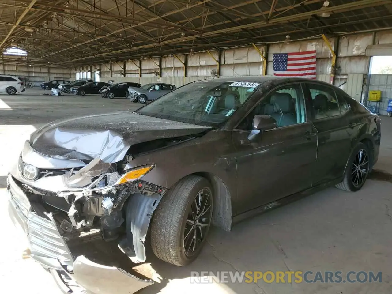 1 Photograph of a damaged car 4T1R11AK4PU785762 TOYOTA CAMRY 2023