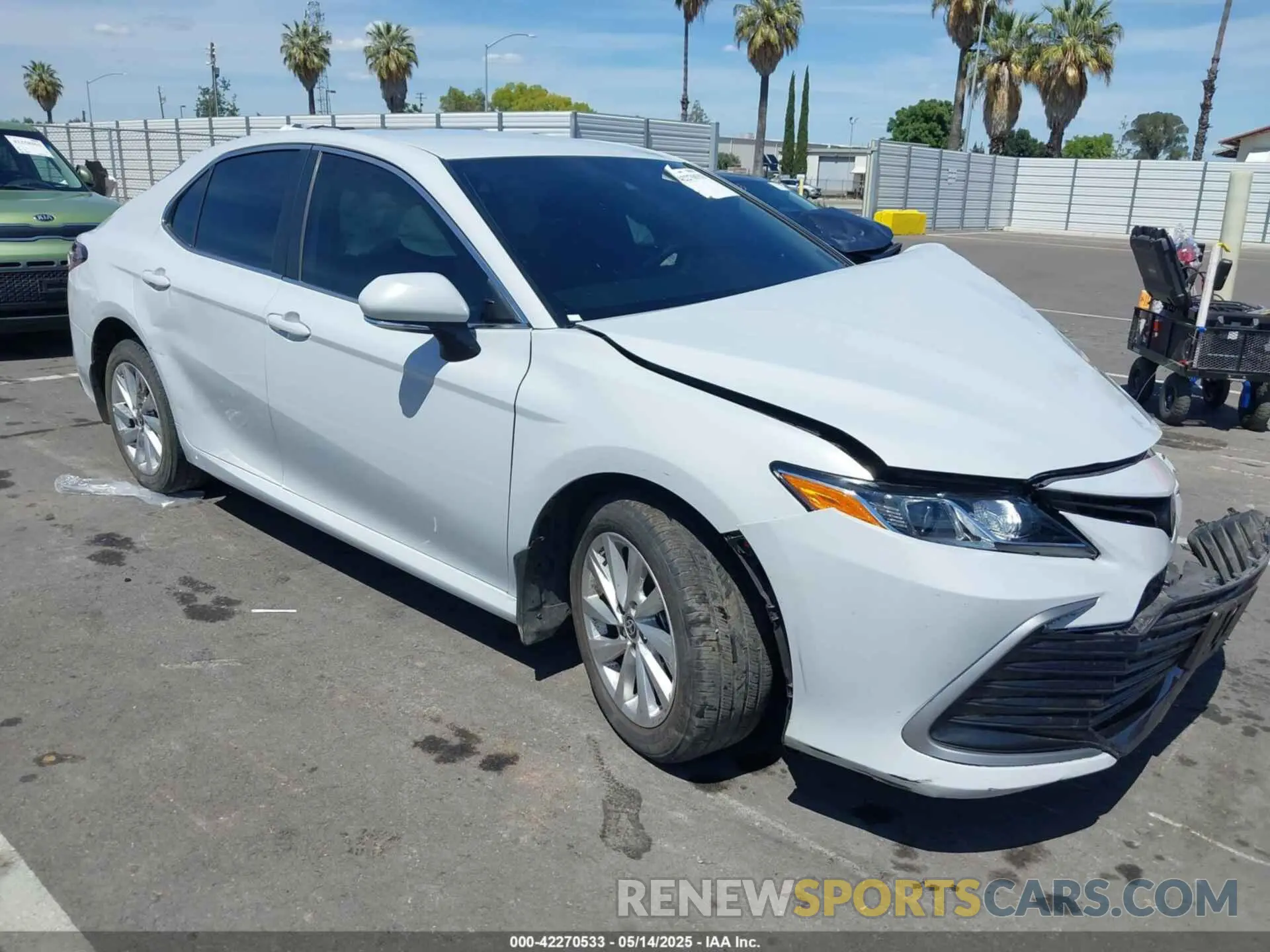 1 Photograph of a damaged car 4T1R11AK9PU134949 TOYOTA CAMRY 2023