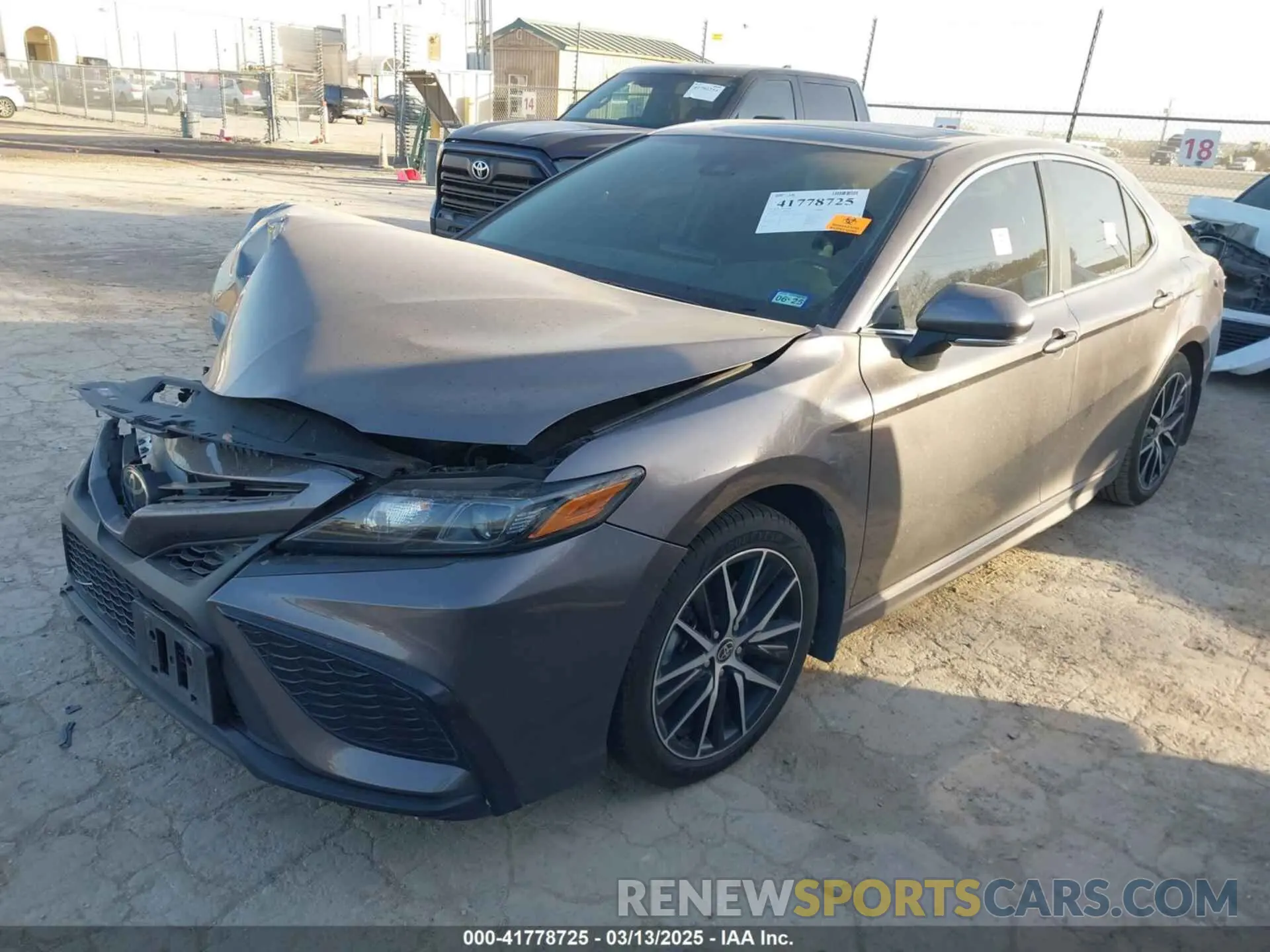 2 Photograph of a damaged car 4T1S11AK4PU126114 TOYOTA CAMRY 2023