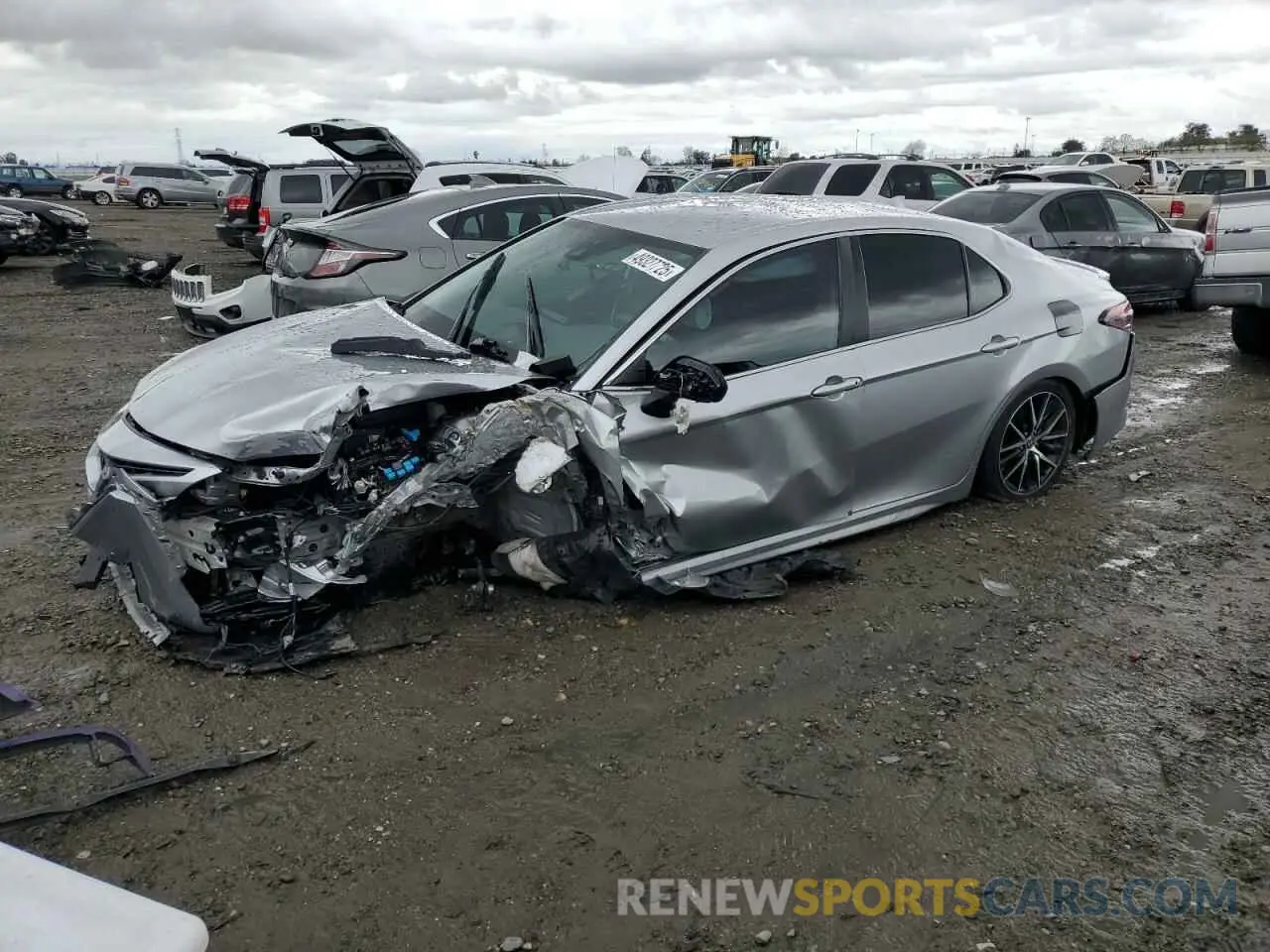 1 Photograph of a damaged car 4T1T11AK1PU803768 TOYOTA CAMRY 2023