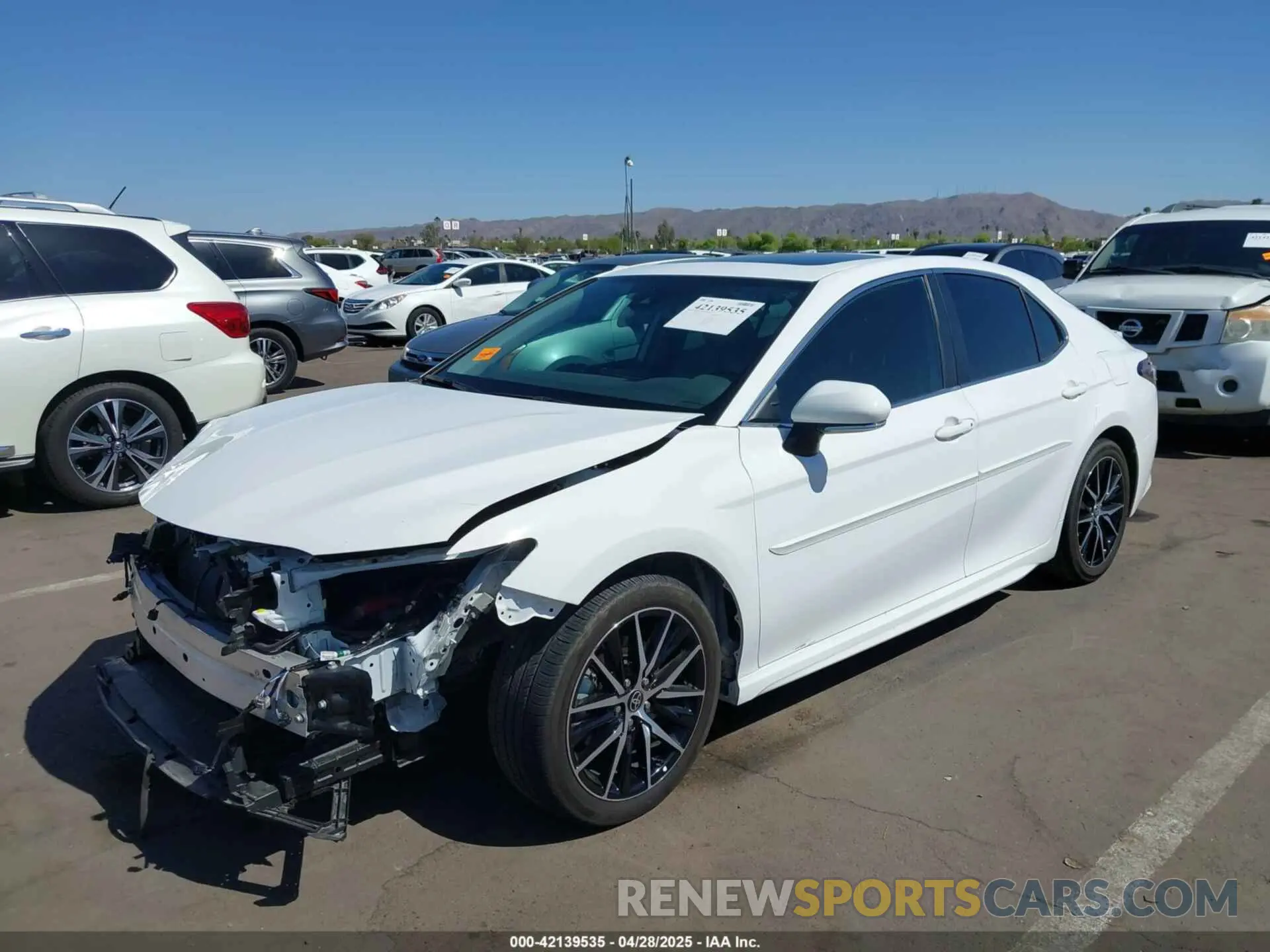 2 Photograph of a damaged car 4T1T11AK2PU827142 TOYOTA CAMRY 2023