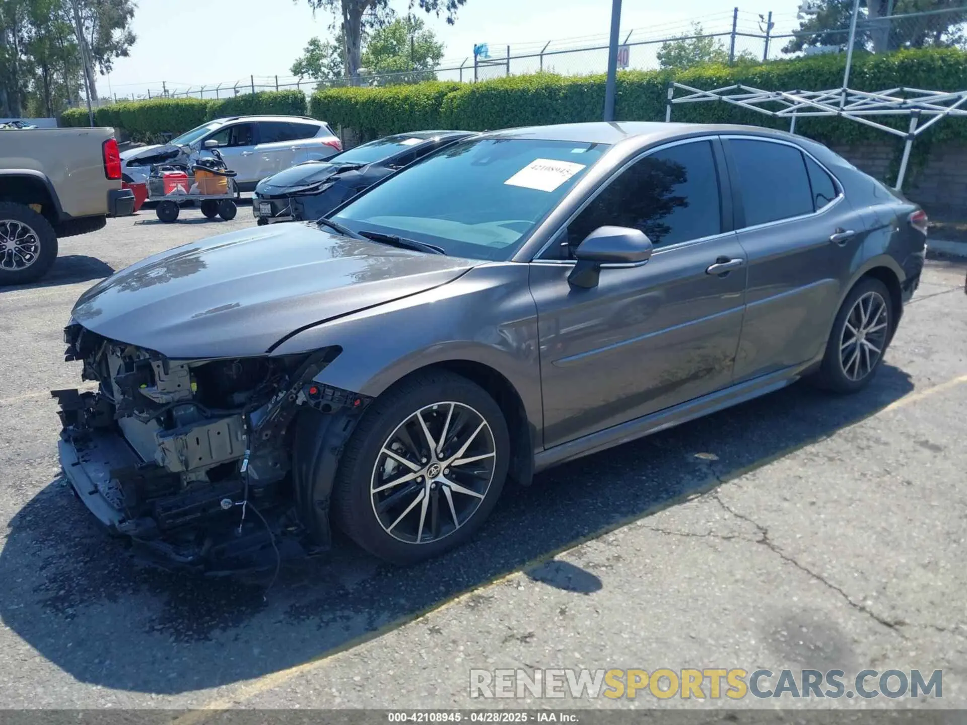 2 Photograph of a damaged car 4T1T11AK3PU803786 TOYOTA CAMRY 2023