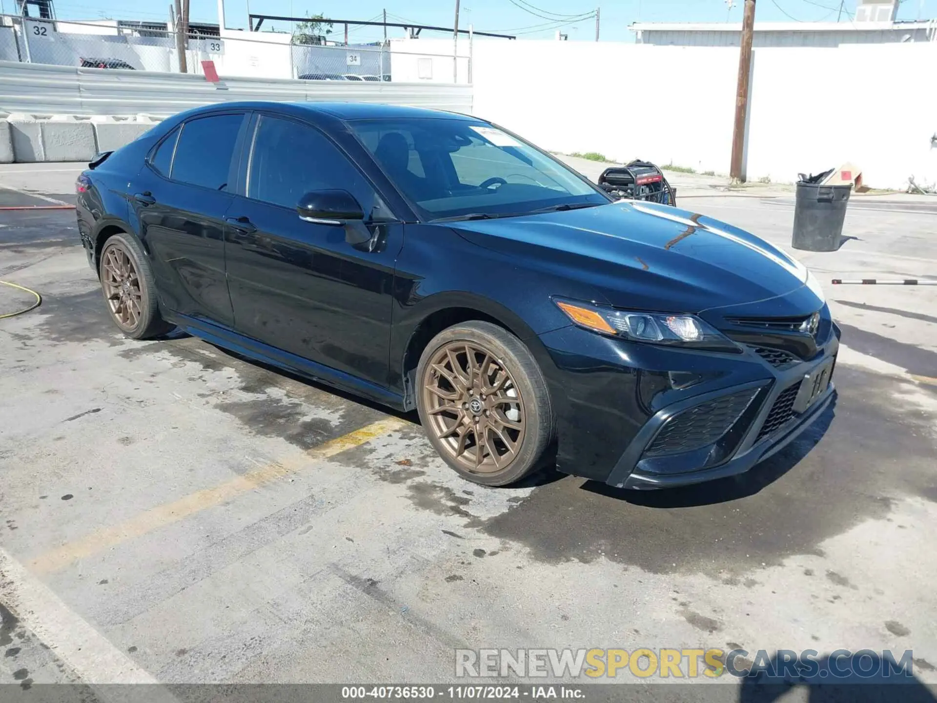 1 Photograph of a damaged car 4T1T11AK6PU121744 TOYOTA CAMRY 2023