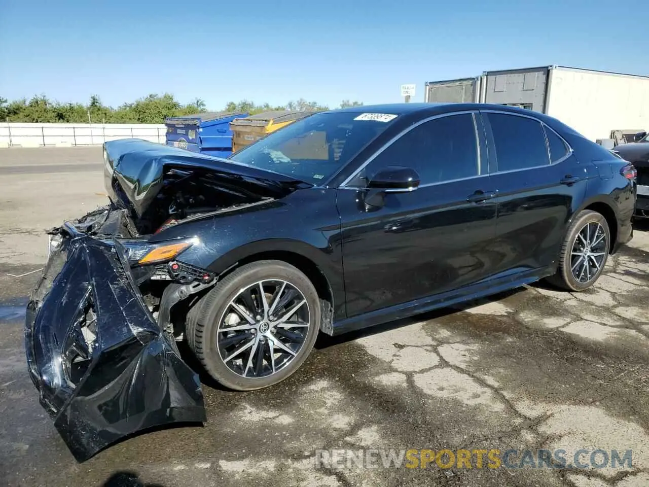 1 Photograph of a damaged car 4T1T11AK7PU797877 TOYOTA CAMRY 2023