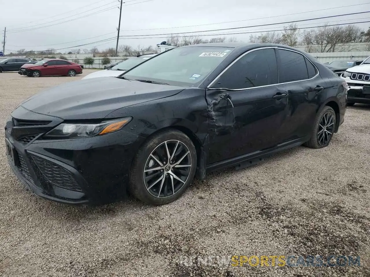 1 Photograph of a damaged car 4T1T11AK8PU744914 TOYOTA CAMRY 2023