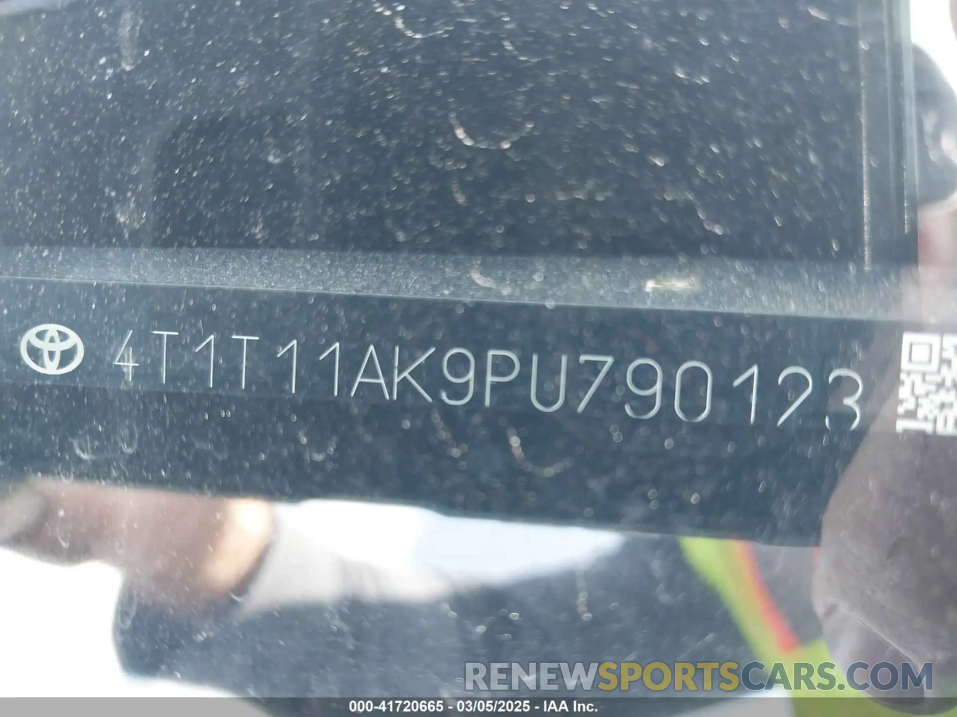 9 Photograph of a damaged car 4T1T11AK9PU790123 TOYOTA CAMRY 2023