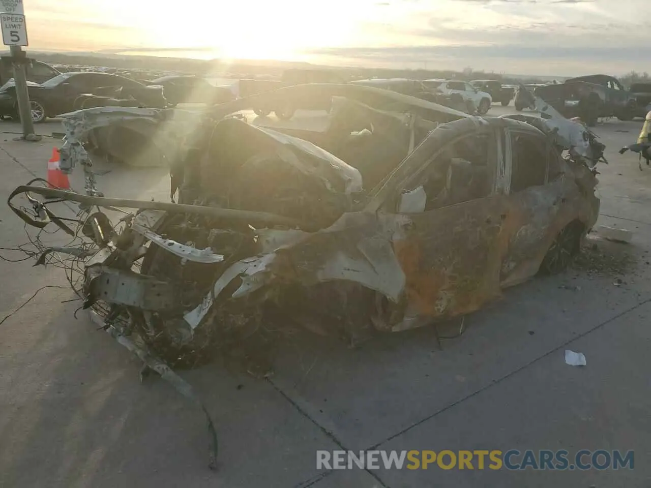 1 Photograph of a damaged car 4T1T11AKXPU121410 TOYOTA CAMRY 2023