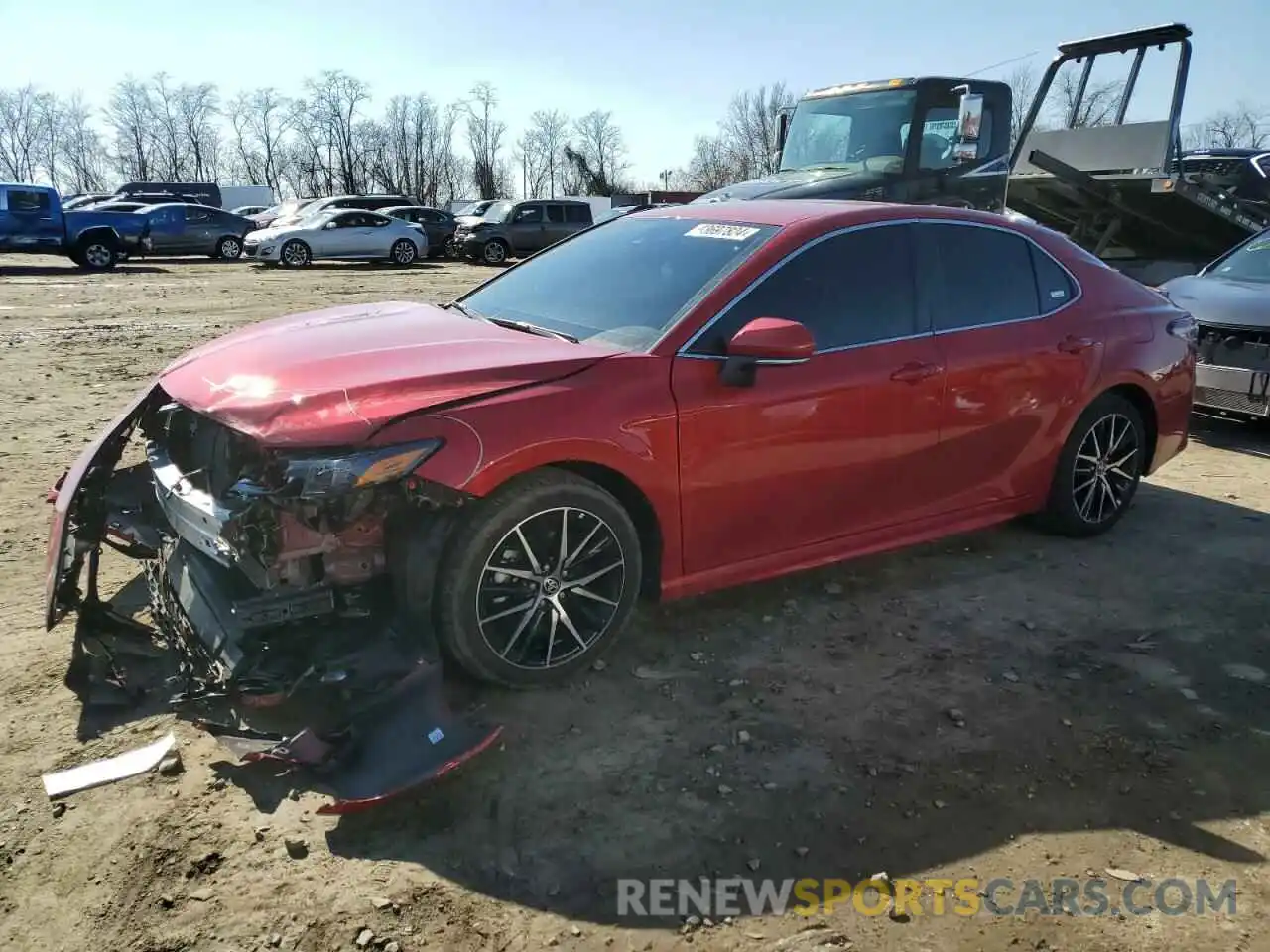 1 Photograph of a damaged car 4T1T11AKXPU182594 TOYOTA CAMRY 2023