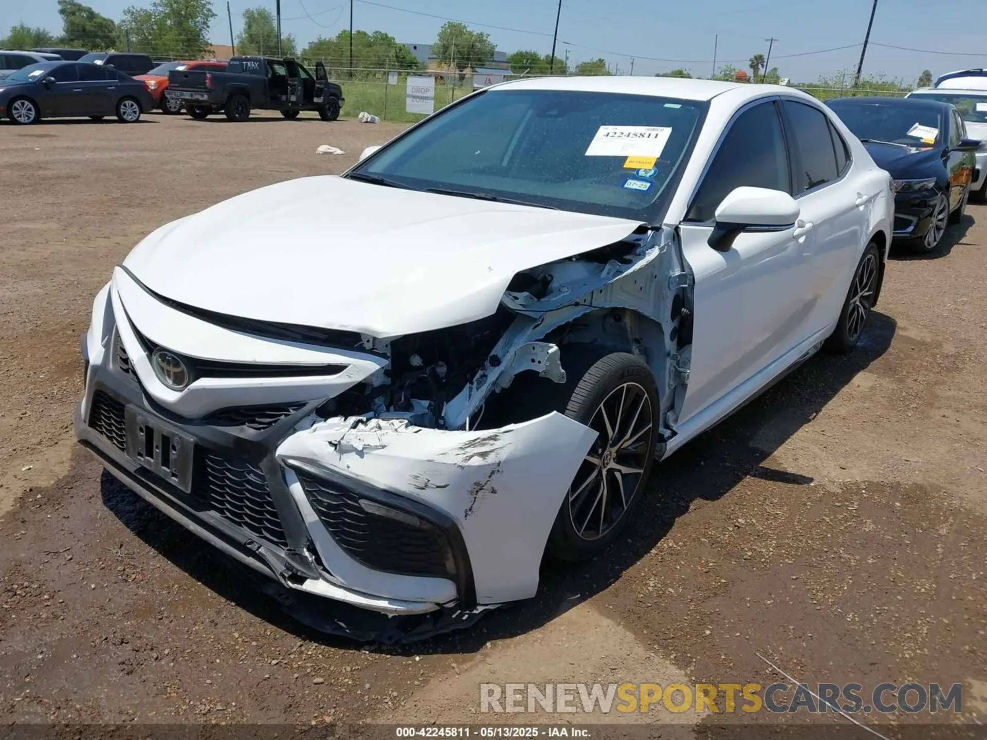 2 Photograph of a damaged car 4T1T11AKXPU783245 TOYOTA CAMRY 2023