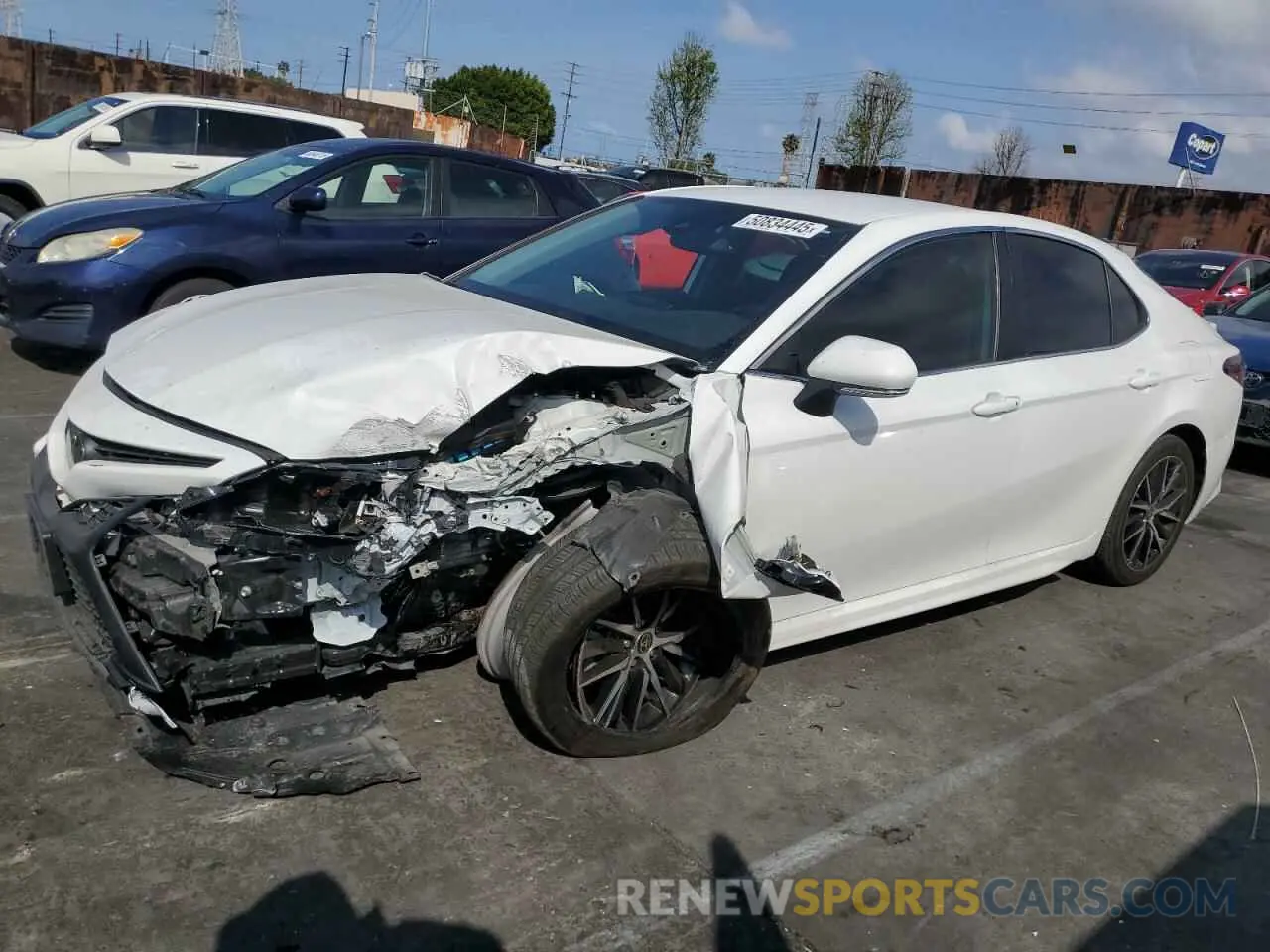 1 Photograph of a damaged car 4T1T11BK1PU103506 TOYOTA CAMRY 2023