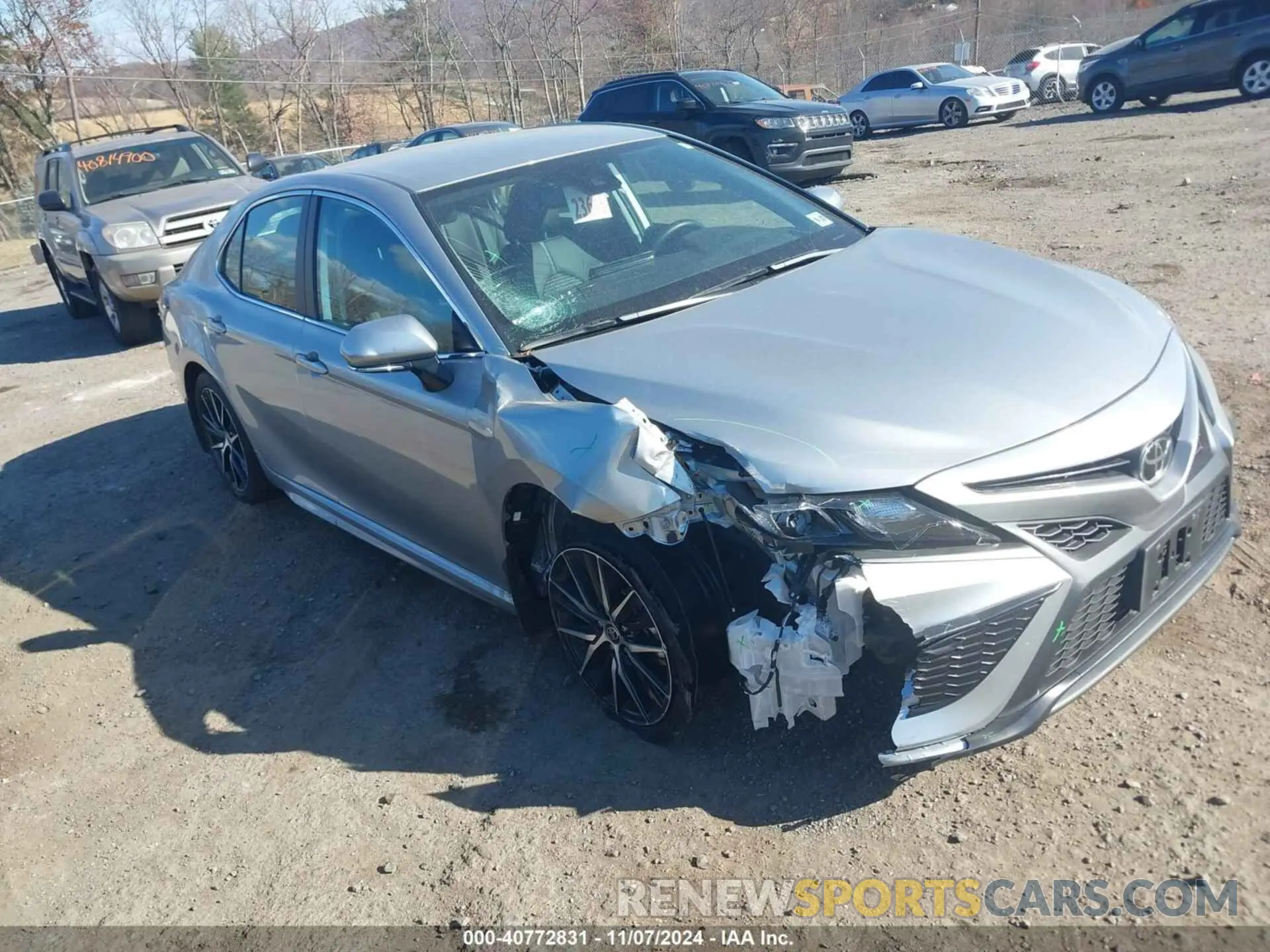 1 Photograph of a damaged car 4T1T11BK4PU075538 TOYOTA CAMRY 2023