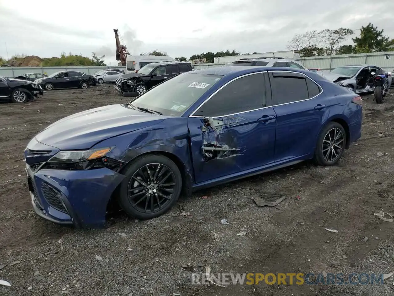 1 Photograph of a damaged car 4T1T11BK9PU076975 TOYOTA CAMRY 2023