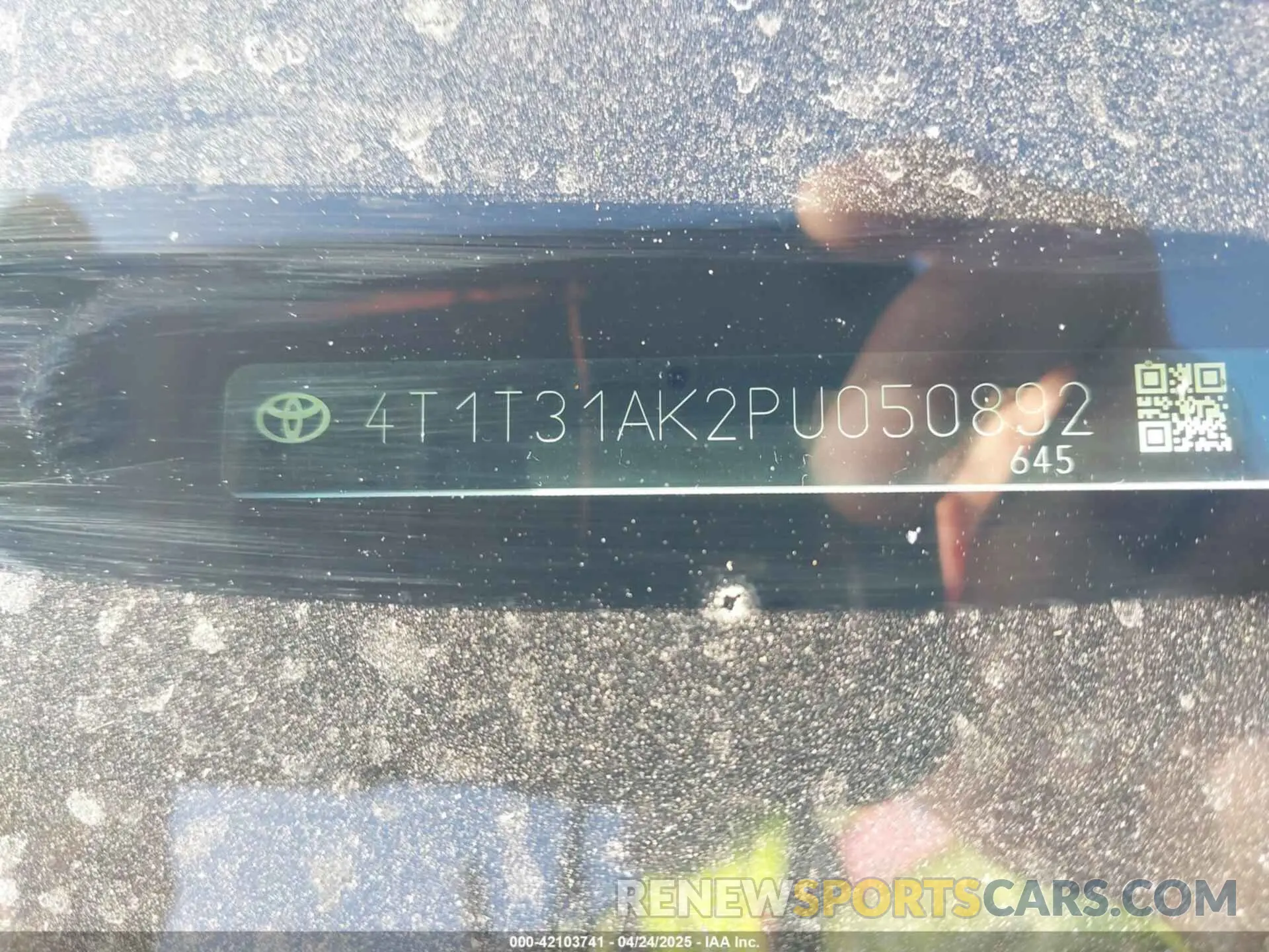 9 Photograph of a damaged car 4T1T31AK2PU050892 TOYOTA CAMRY 2023