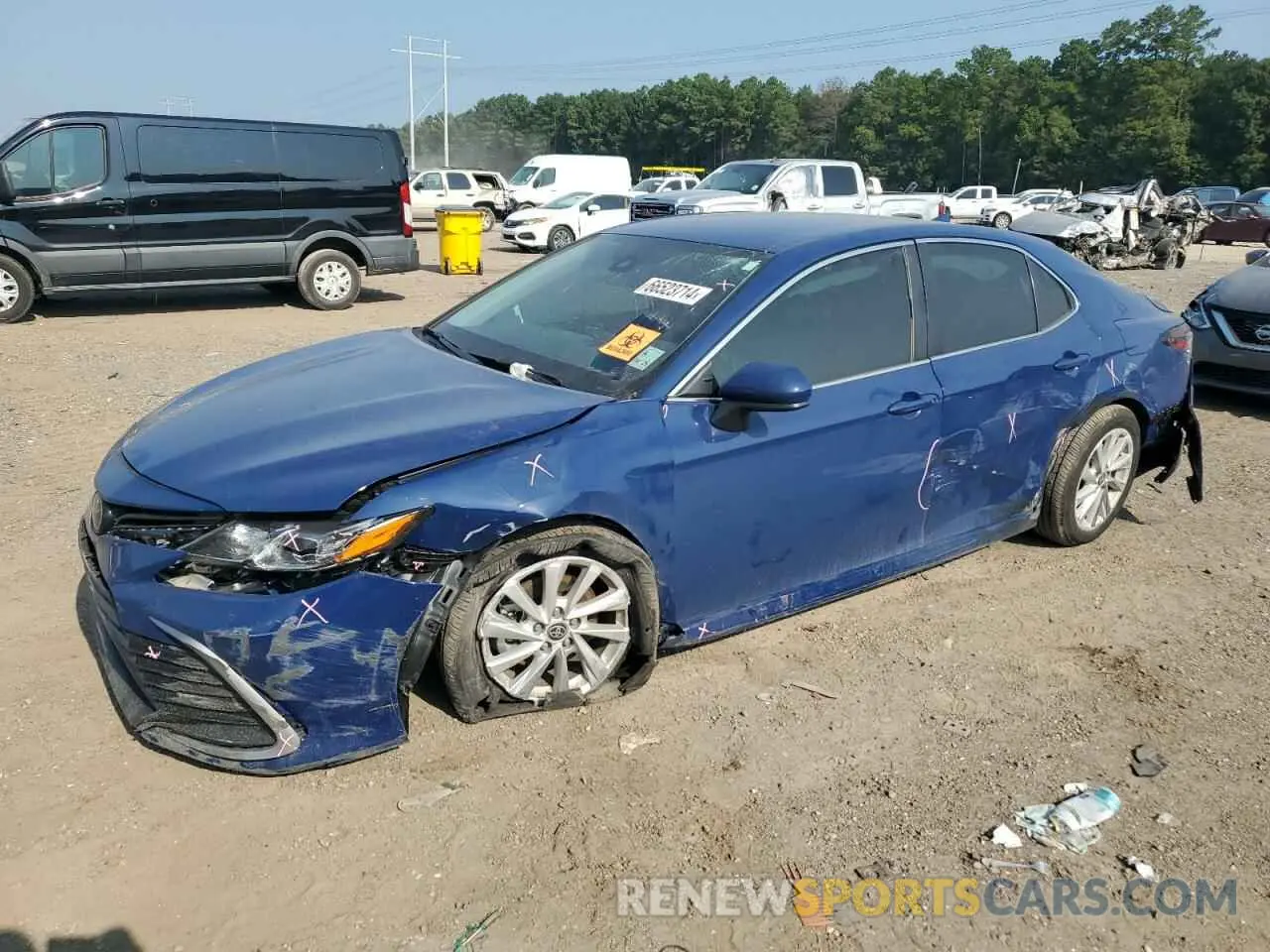 1 Photograph of a damaged car 4T1C11AK2RU232858 TOYOTA CAMRY 2024