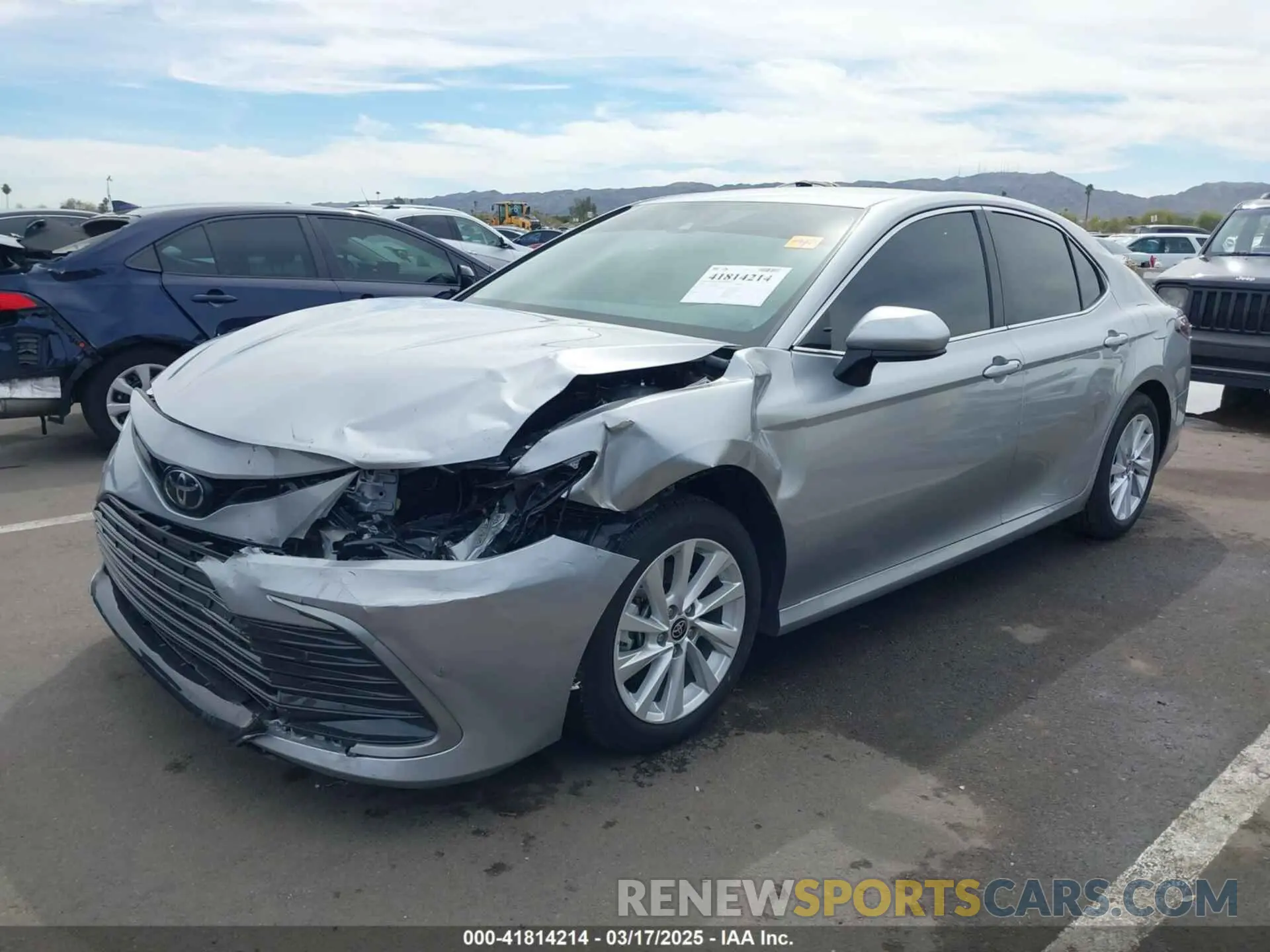 2 Photograph of a damaged car 4T1C11AK2RU915580 TOYOTA CAMRY 2024