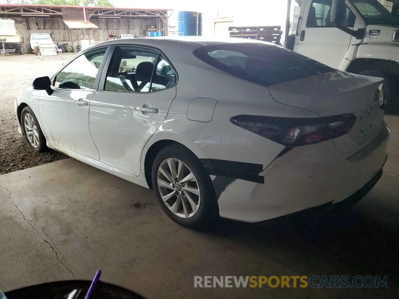 2 Photograph of a damaged car 4T1C11AK3RU219374 TOYOTA CAMRY 2024
