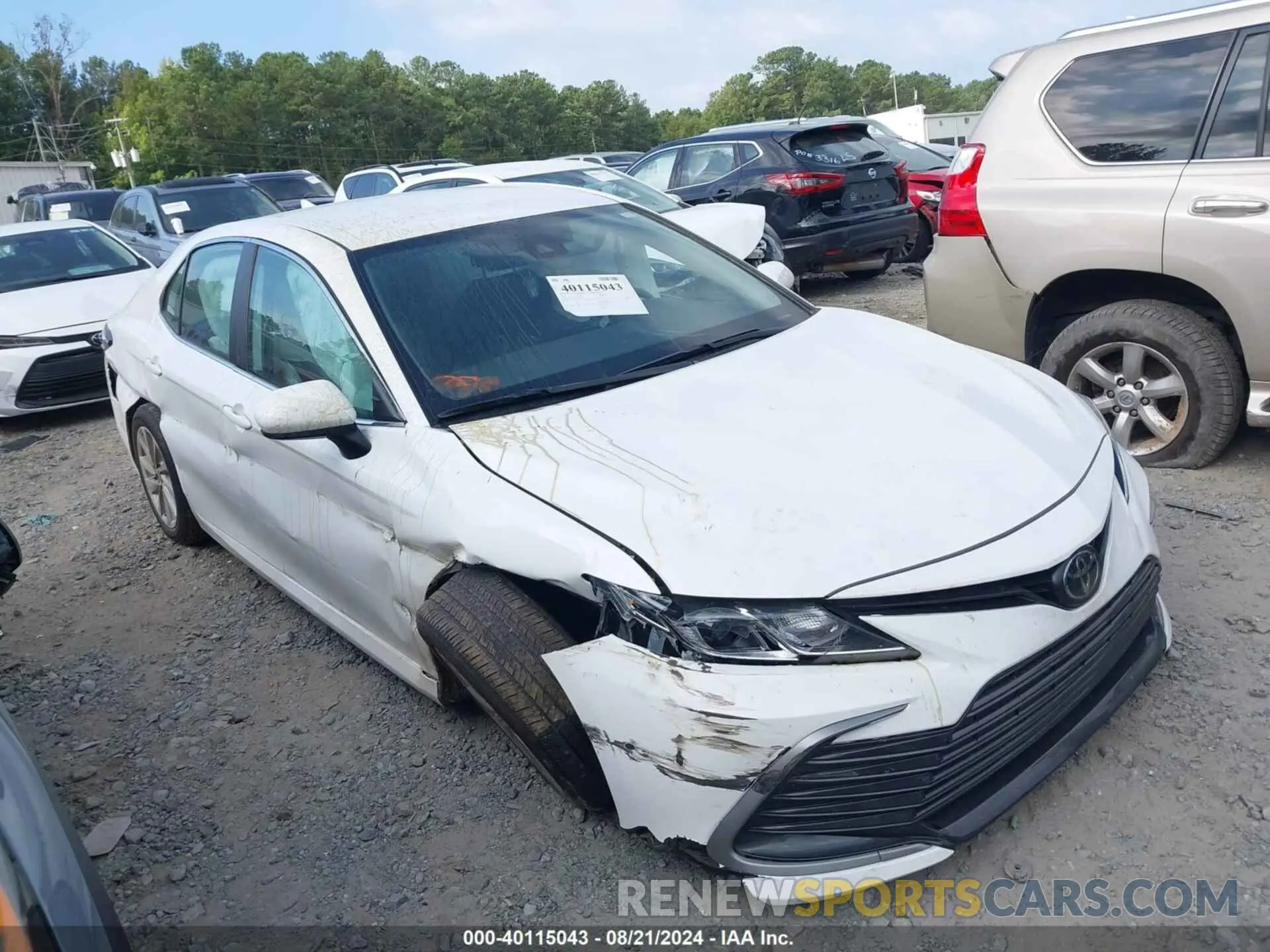 1 Photograph of a damaged car 4T1C11AK4RU868553 TOYOTA CAMRY 2024