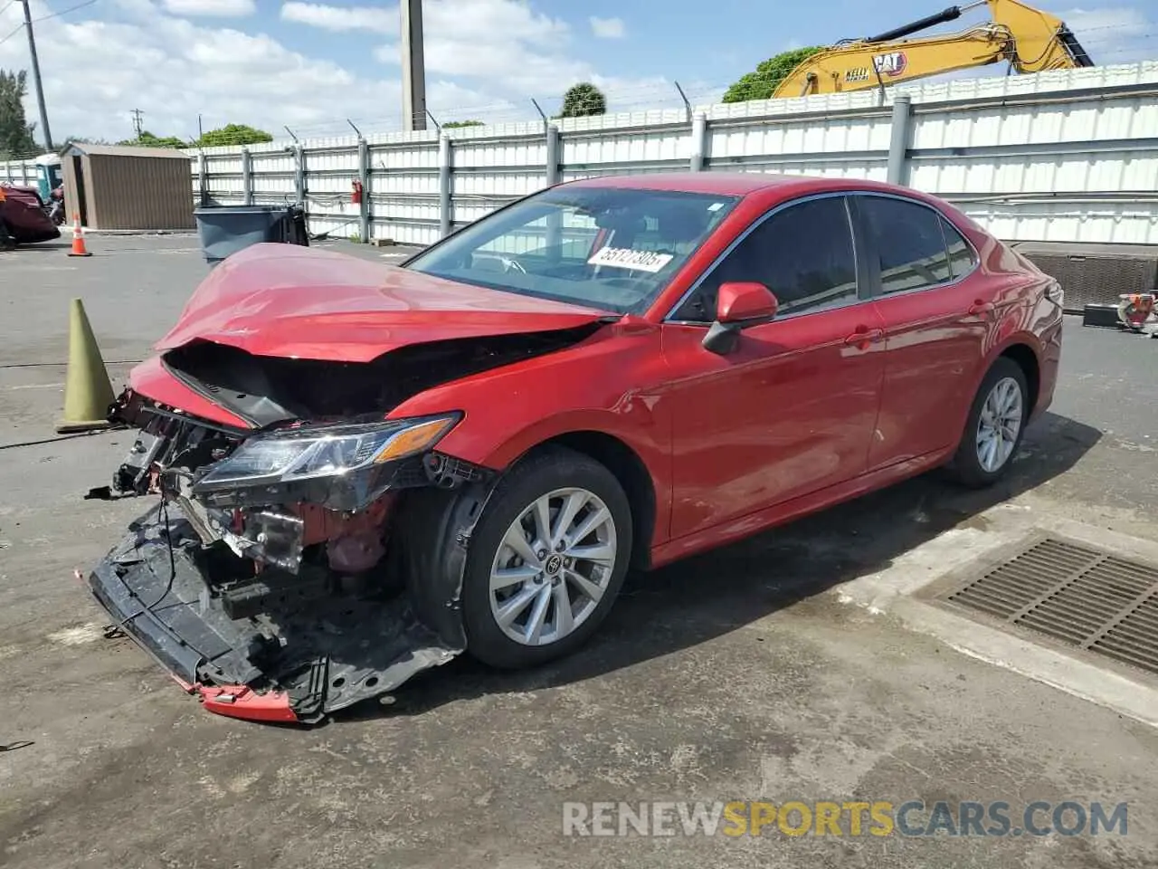 1 Photograph of a damaged car 4T1C11AK7RU197685 TOYOTA CAMRY 2024