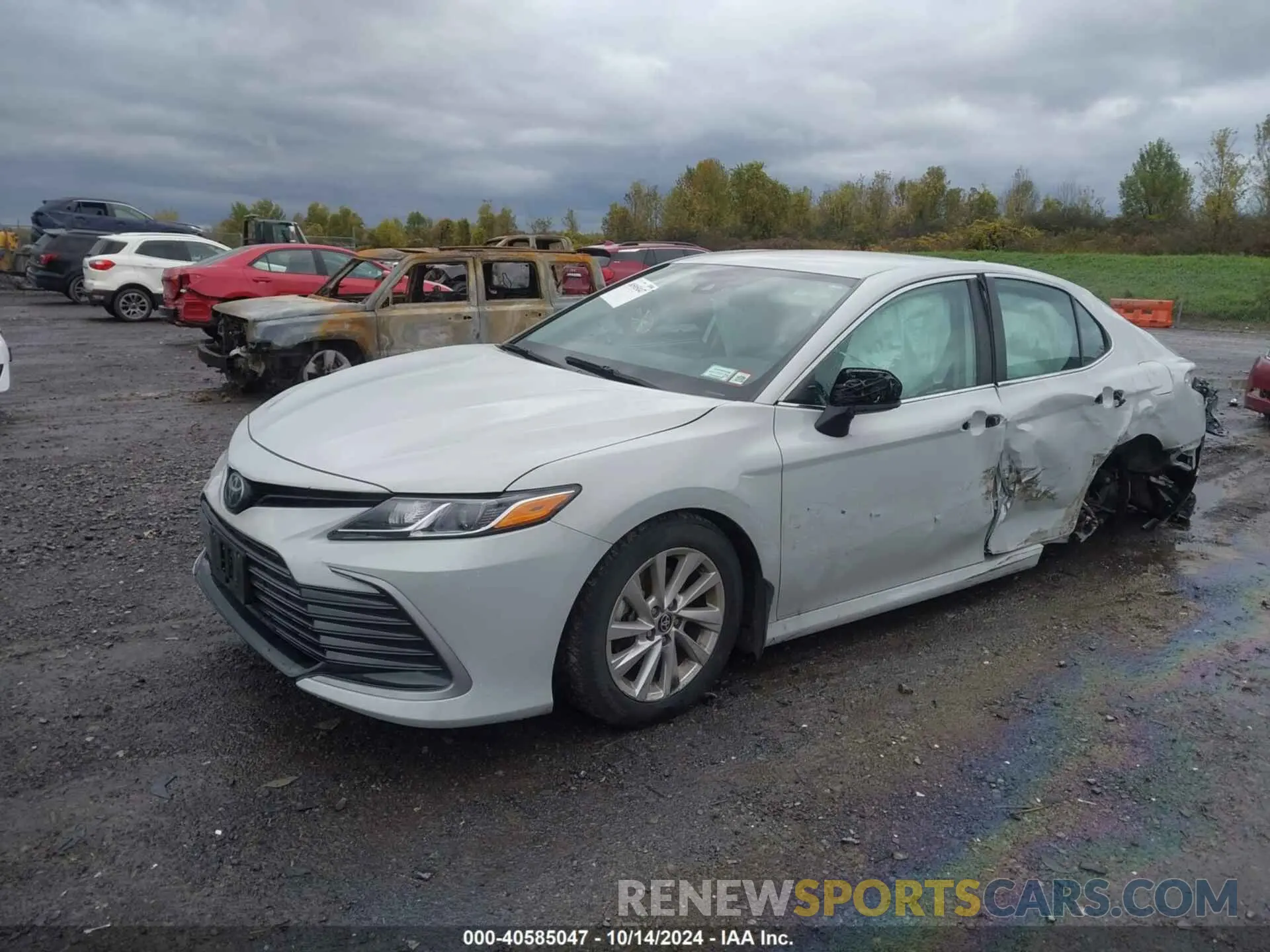 2 Photograph of a damaged car 4T1C11AKXRU204273 TOYOTA CAMRY 2024
