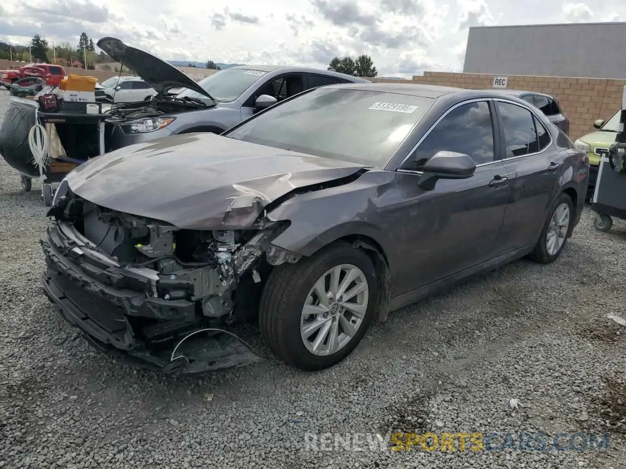1 Photograph of a damaged car 4T1C11AKXRU265638 TOYOTA CAMRY 2024