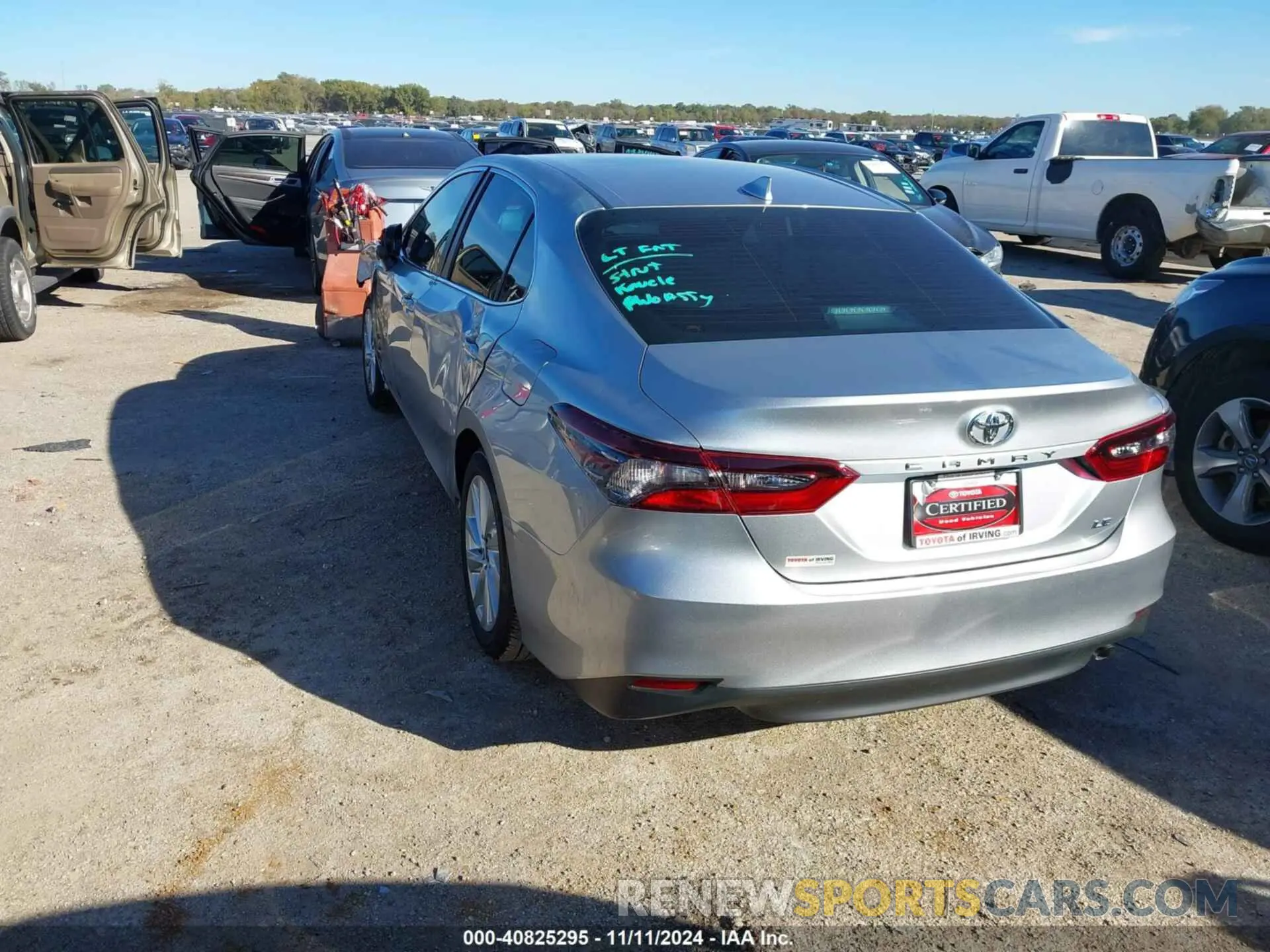 3 Photograph of a damaged car 4T1C11AKXRU872607 TOYOTA CAMRY 2024