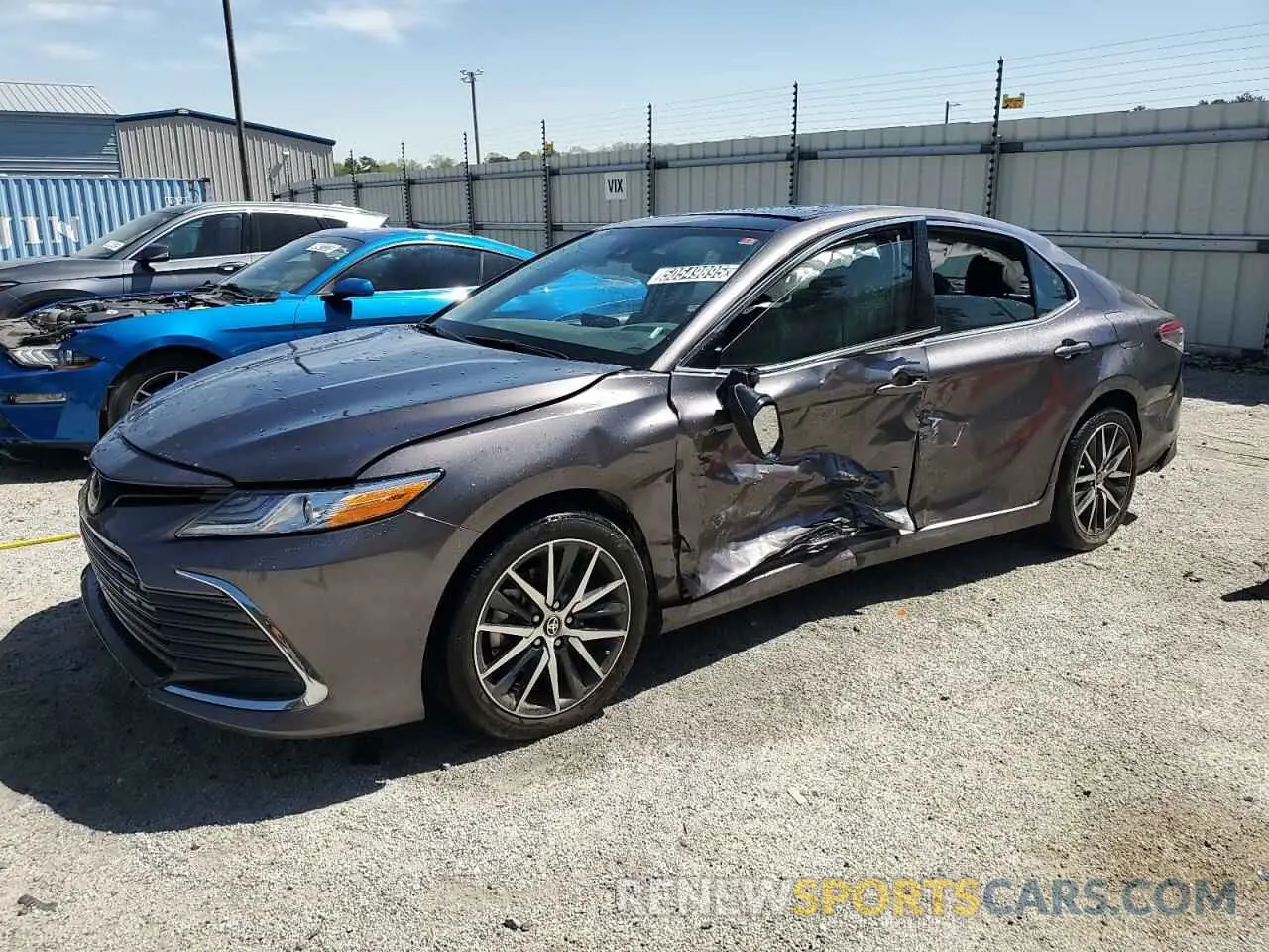 1 Photograph of a damaged car 4T1F11AK2RU840196 TOYOTA CAMRY 2024