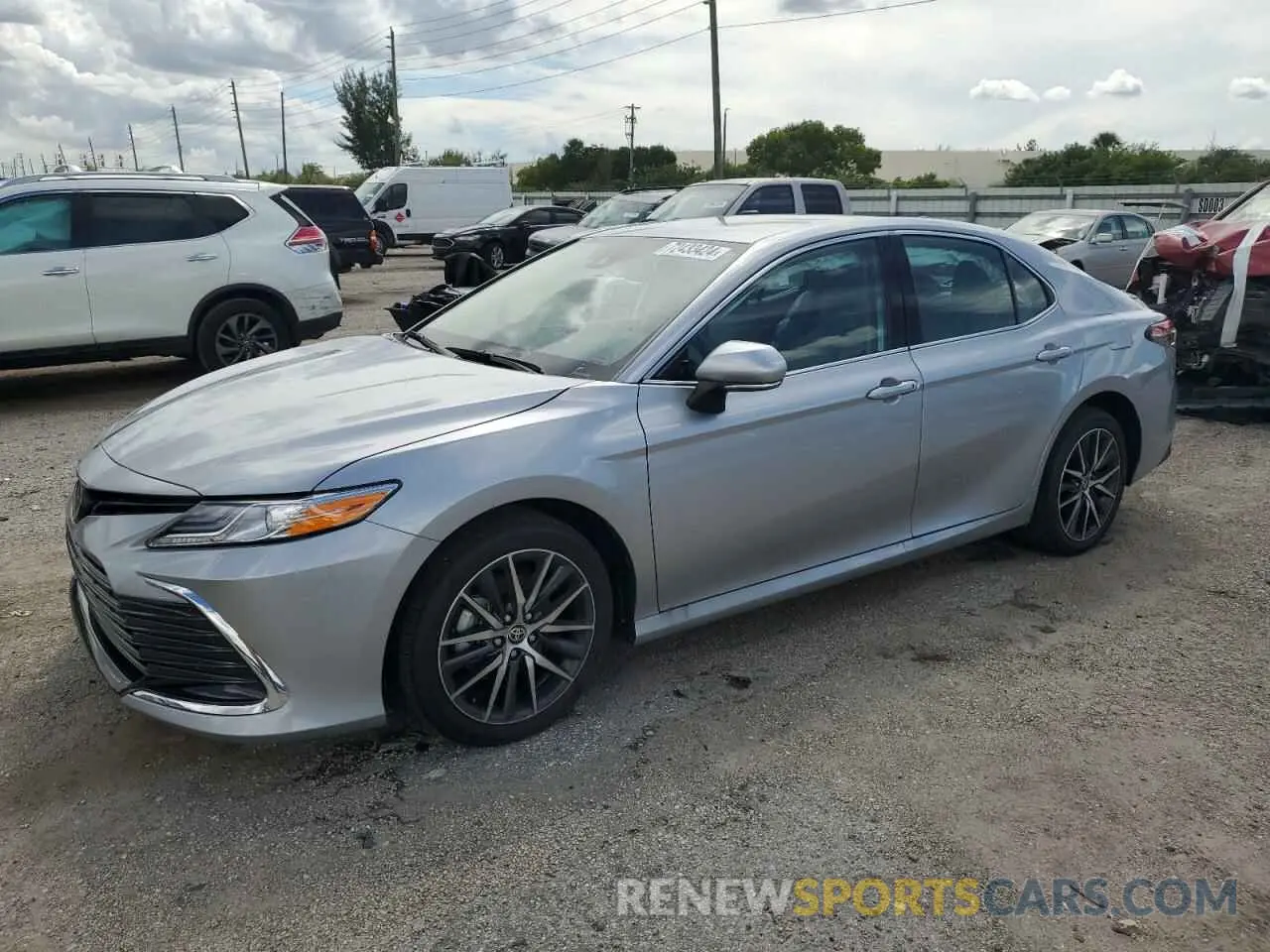 1 Photograph of a damaged car 4T1F11AK5RU878456 TOYOTA CAMRY 2024