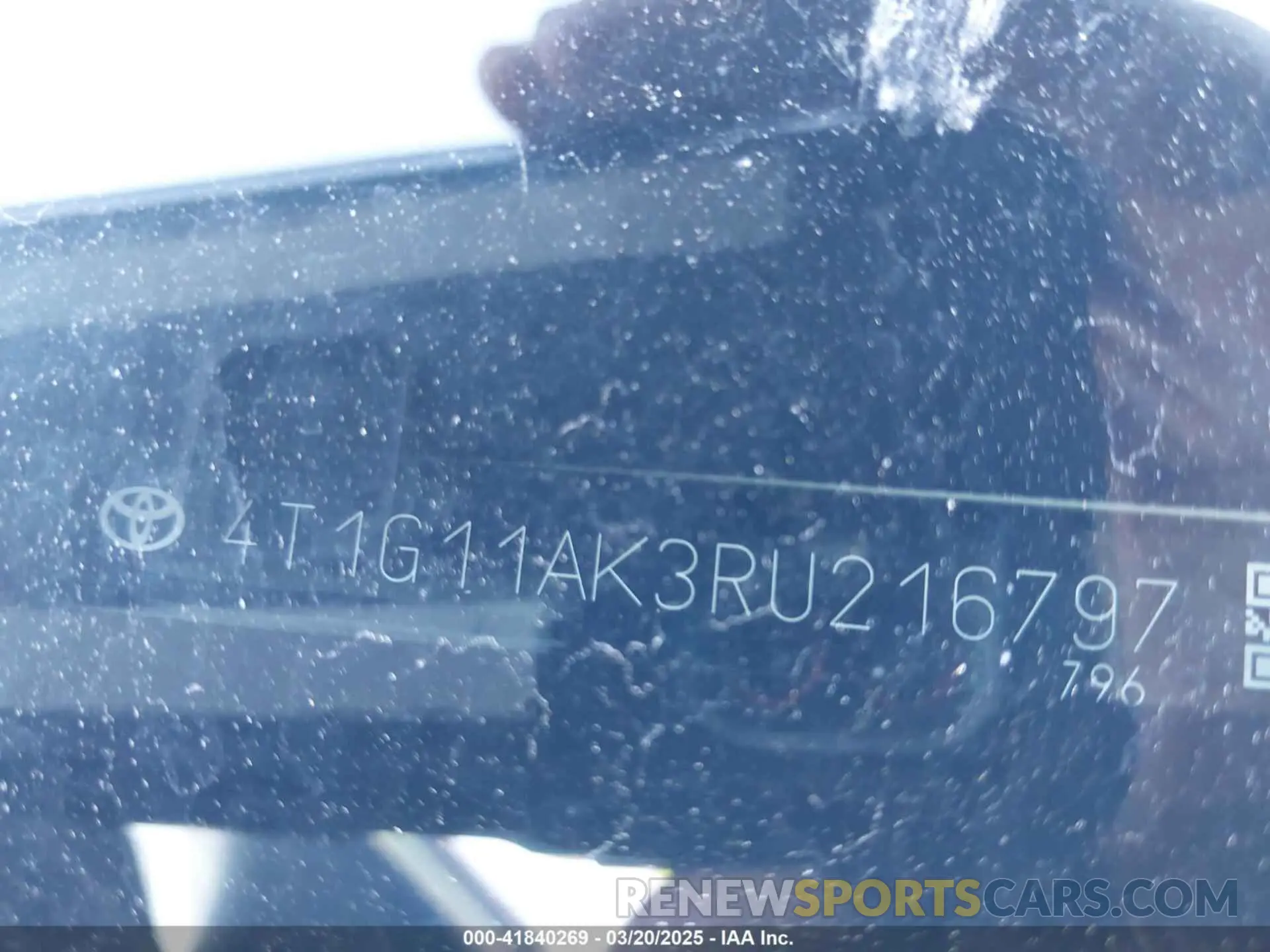 9 Photograph of a damaged car 4T1G11AK3RU216797 TOYOTA CAMRY 2024