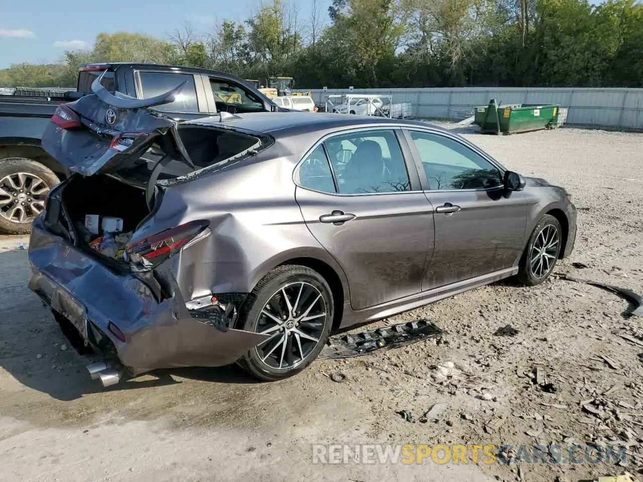 3 Photograph of a damaged car 4T1G11AK3RU858842 TOYOTA CAMRY 2024