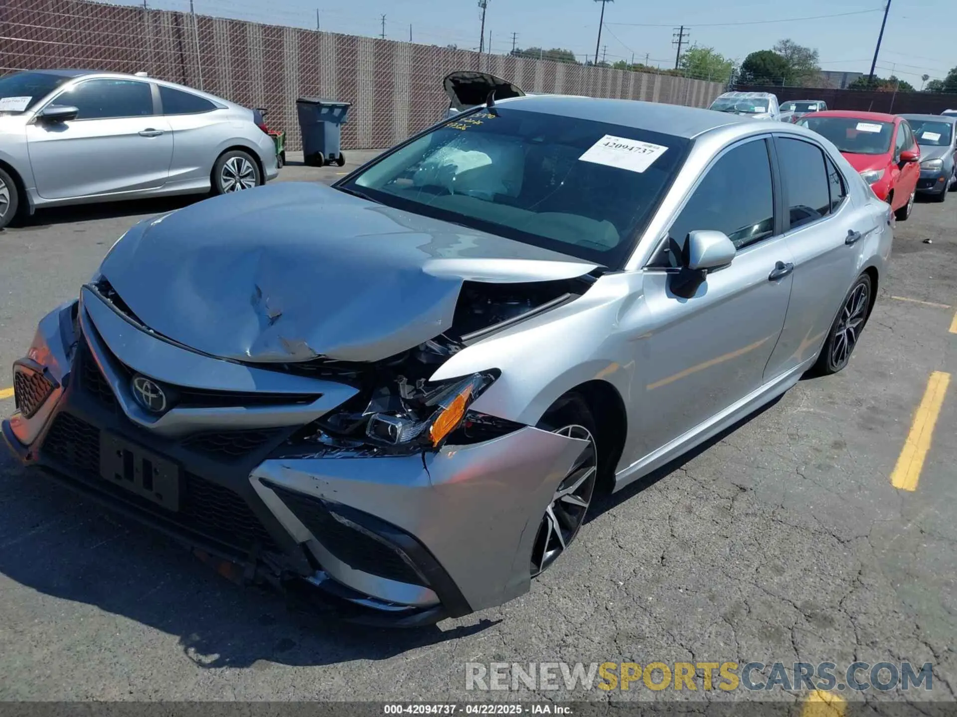 2 Photograph of a damaged car 4T1G11AK7RU847326 TOYOTA CAMRY 2024