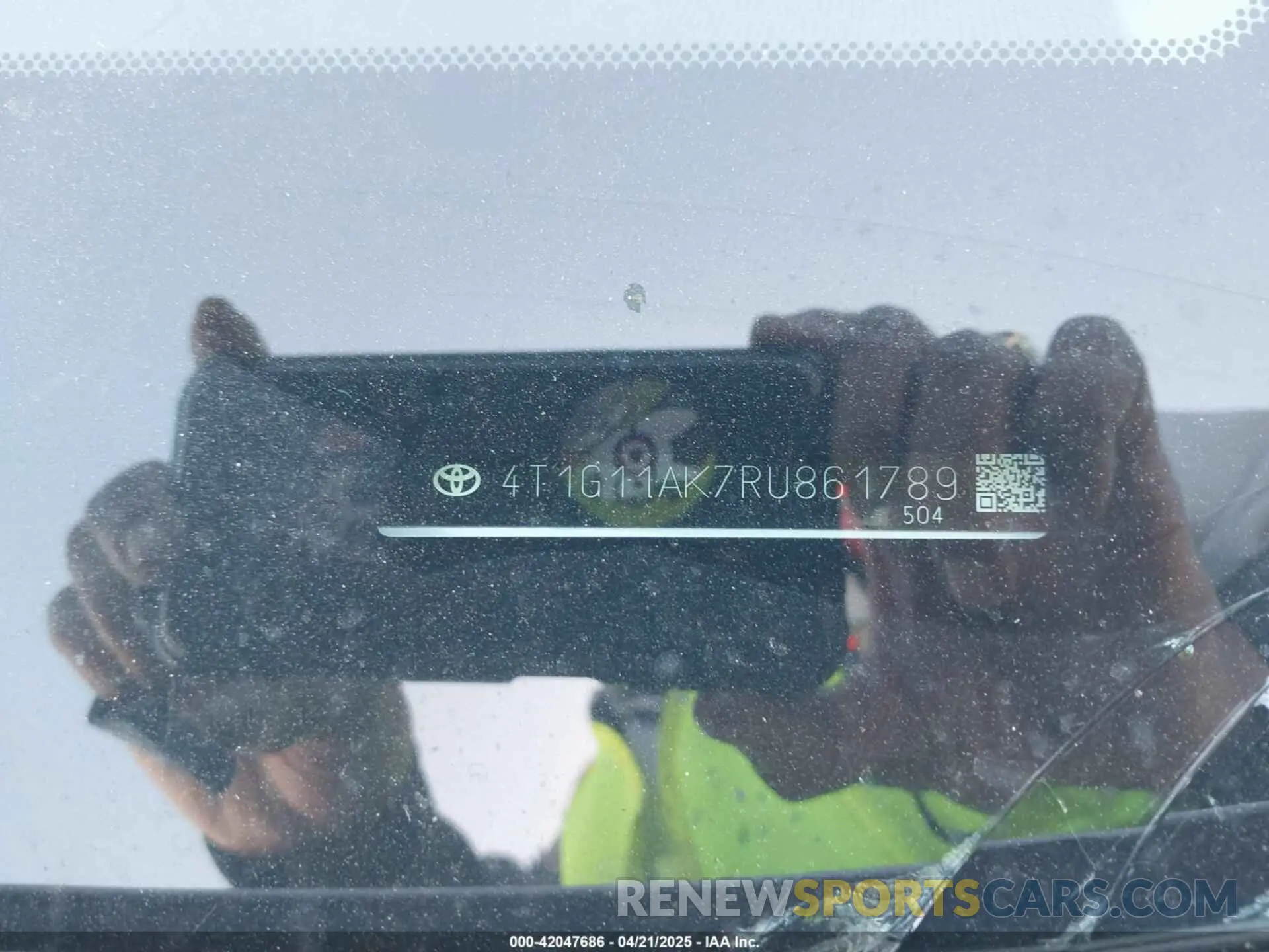 9 Photograph of a damaged car 4T1G11AK7RU861789 TOYOTA CAMRY 2024