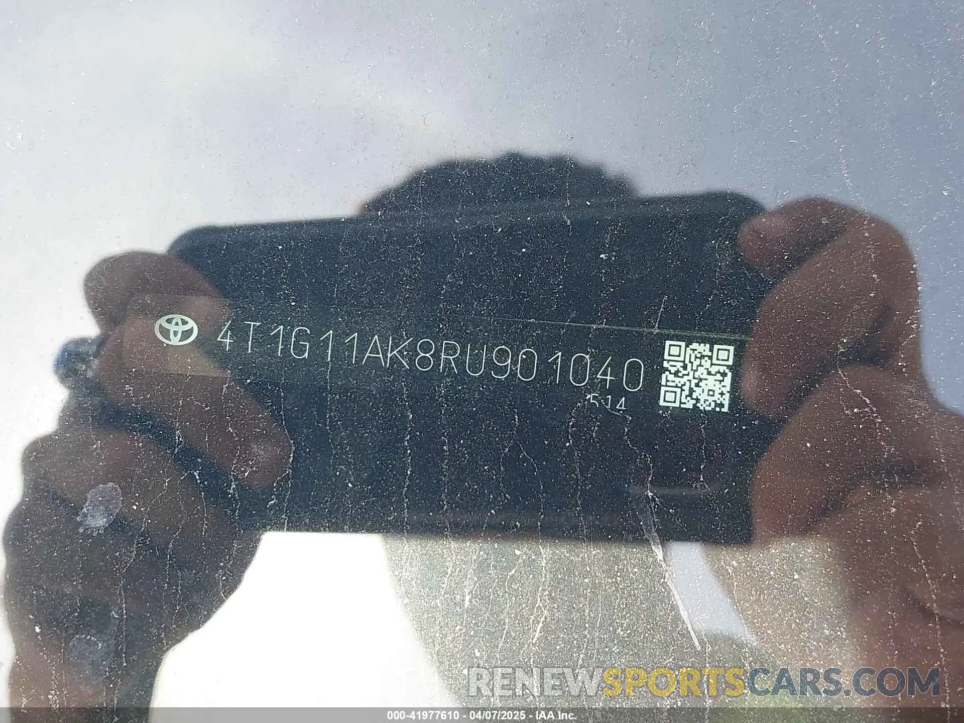 9 Photograph of a damaged car 4T1G11AK8RU901040 TOYOTA CAMRY 2024