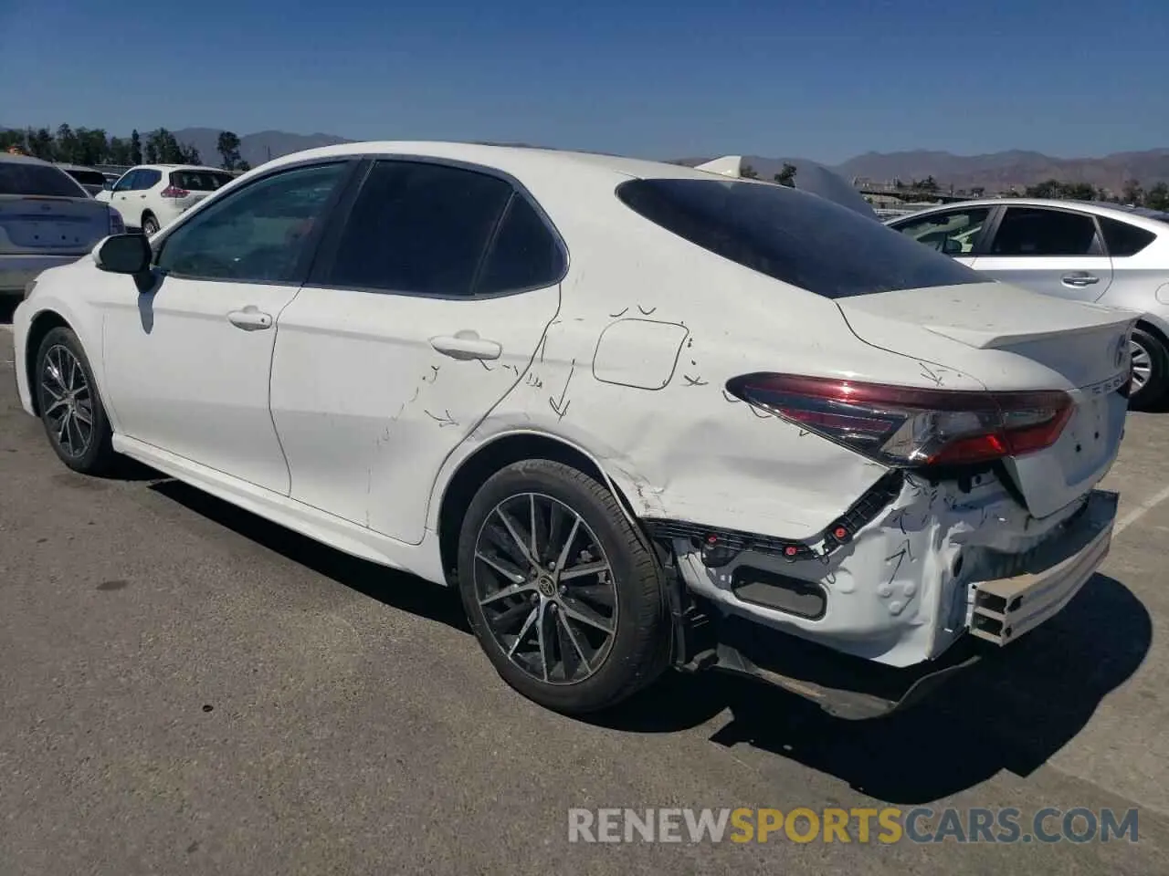 2 Photograph of a damaged car 4T1G11AKXRU845103 TOYOTA CAMRY 2024