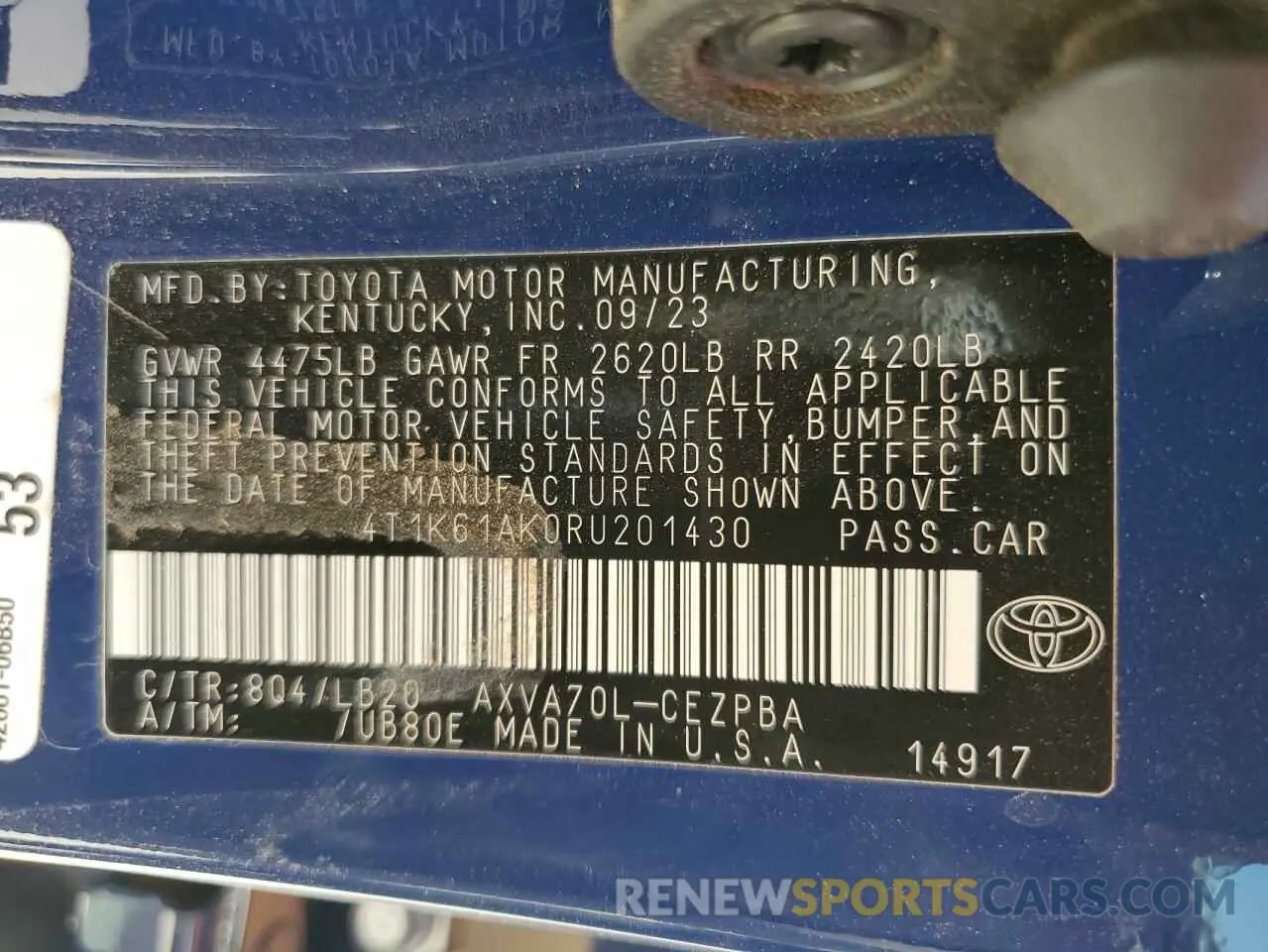 12 Photograph of a damaged car 4T1K61AK0RU201430 TOYOTA CAMRY 2024