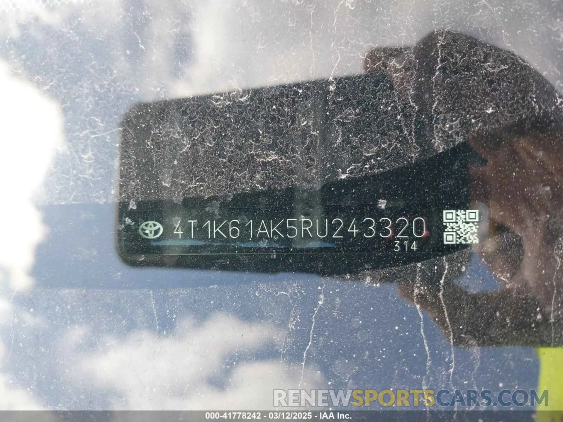 9 Photograph of a damaged car 4T1K61AK5RU243320 TOYOTA CAMRY 2024