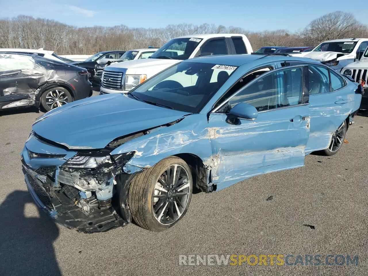 1 Photograph of a damaged car 4T1K61AKXRU218820 TOYOTA CAMRY 2024