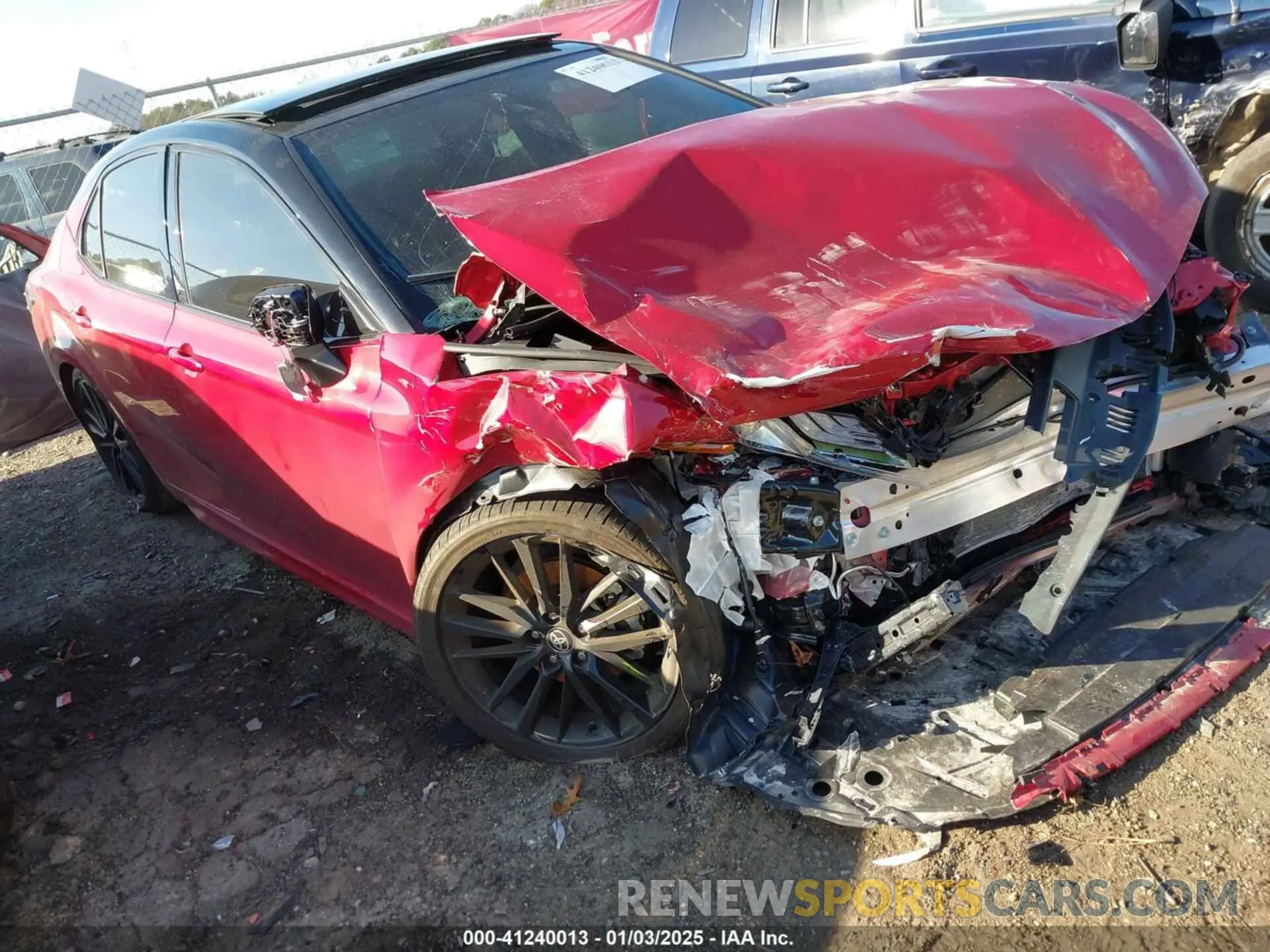 1 Photograph of a damaged car 4T1K61AKXRU258203 TOYOTA CAMRY 2024